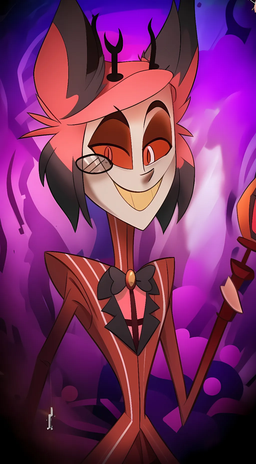 ai character: alastor ❤️ background