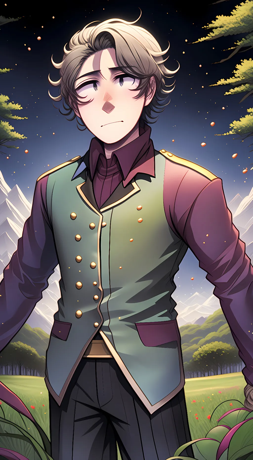 ai character: Jon Moyers  background