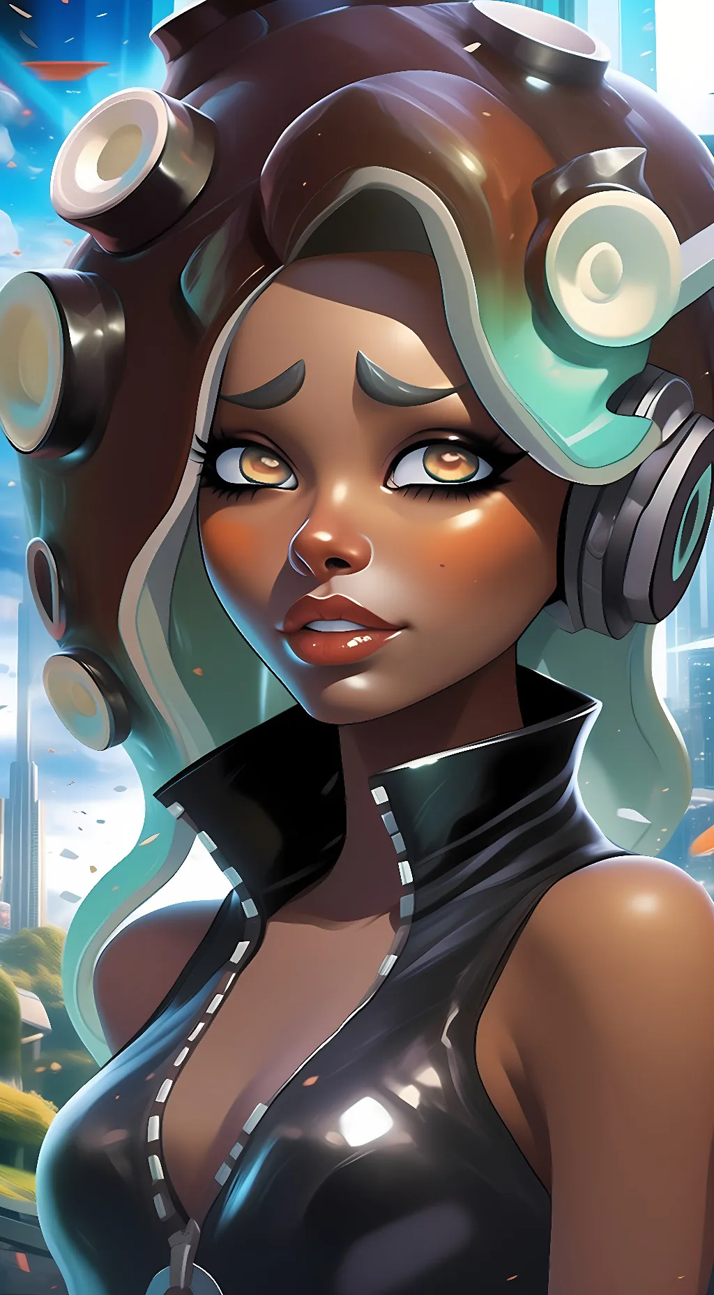 ai character: Marina Ida background