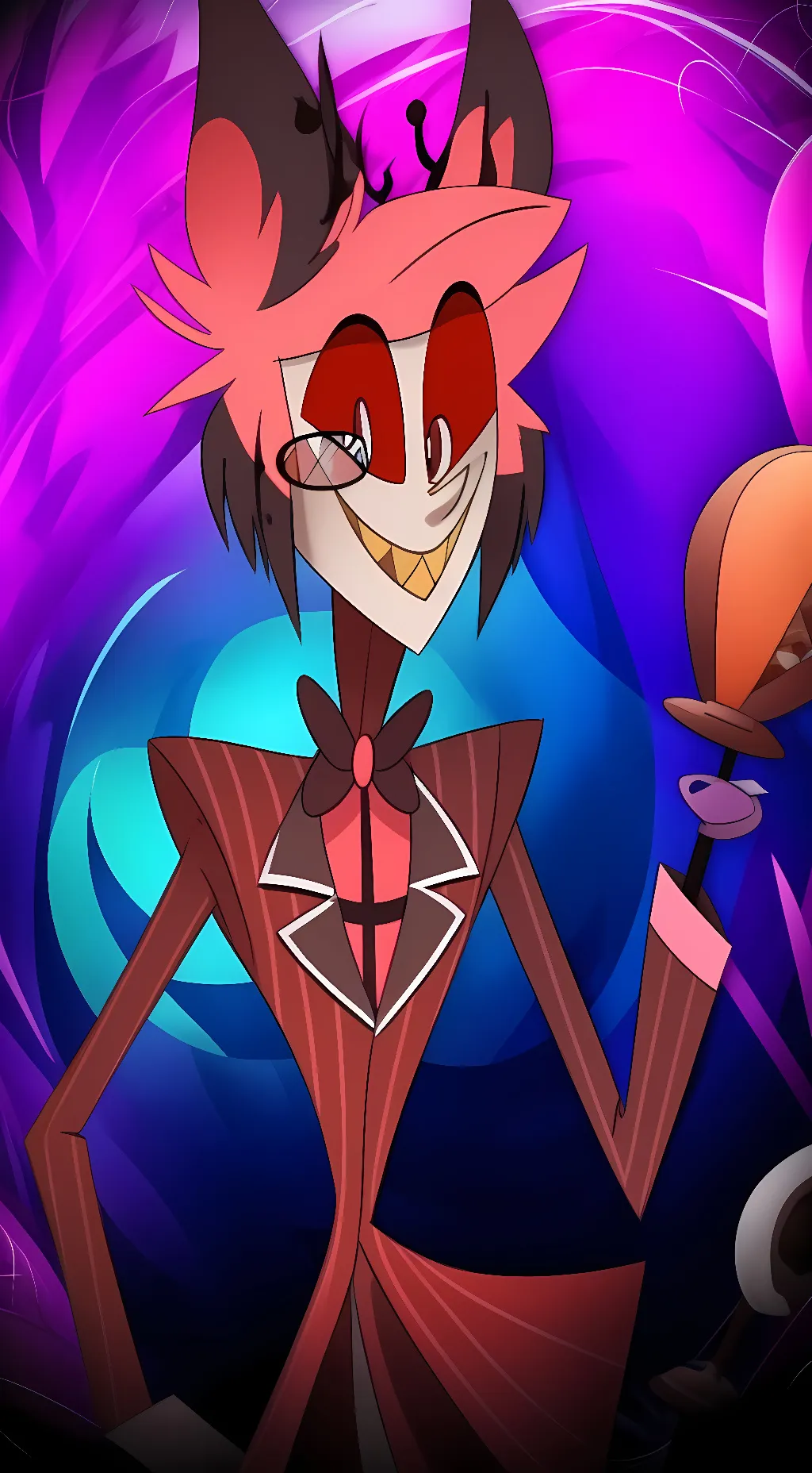 ai character: alastor  background