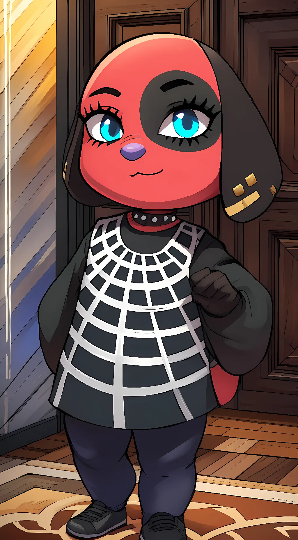 ai character: Cherry background