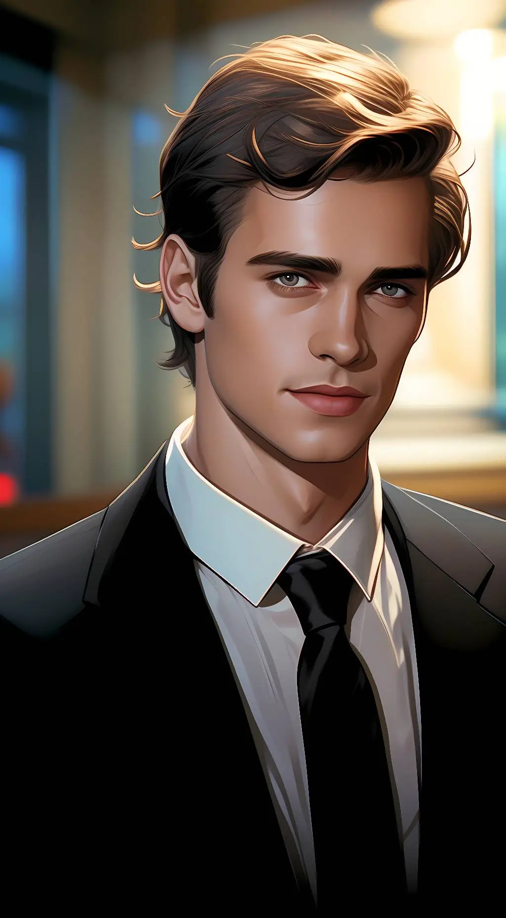 ai character: Hayden Christensen background