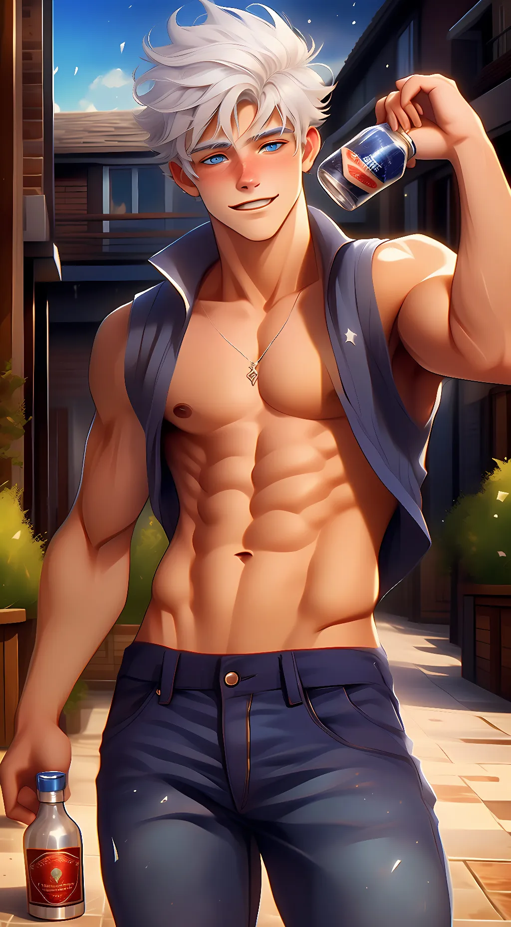 ai character: Mark background