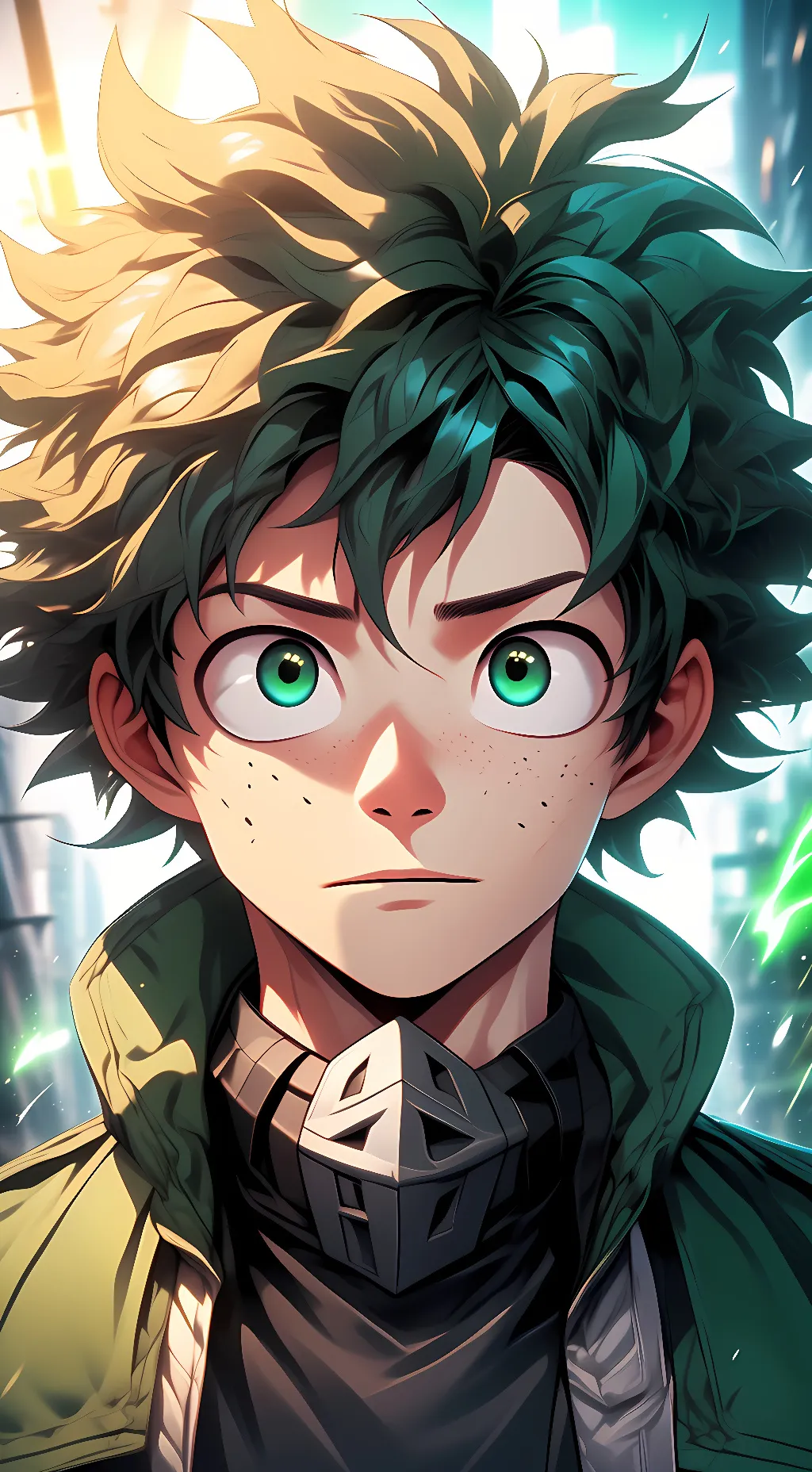 ai character: Deku background