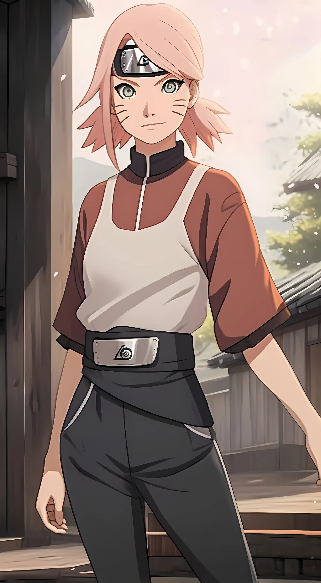 ai character: Hanami Uzumaki background