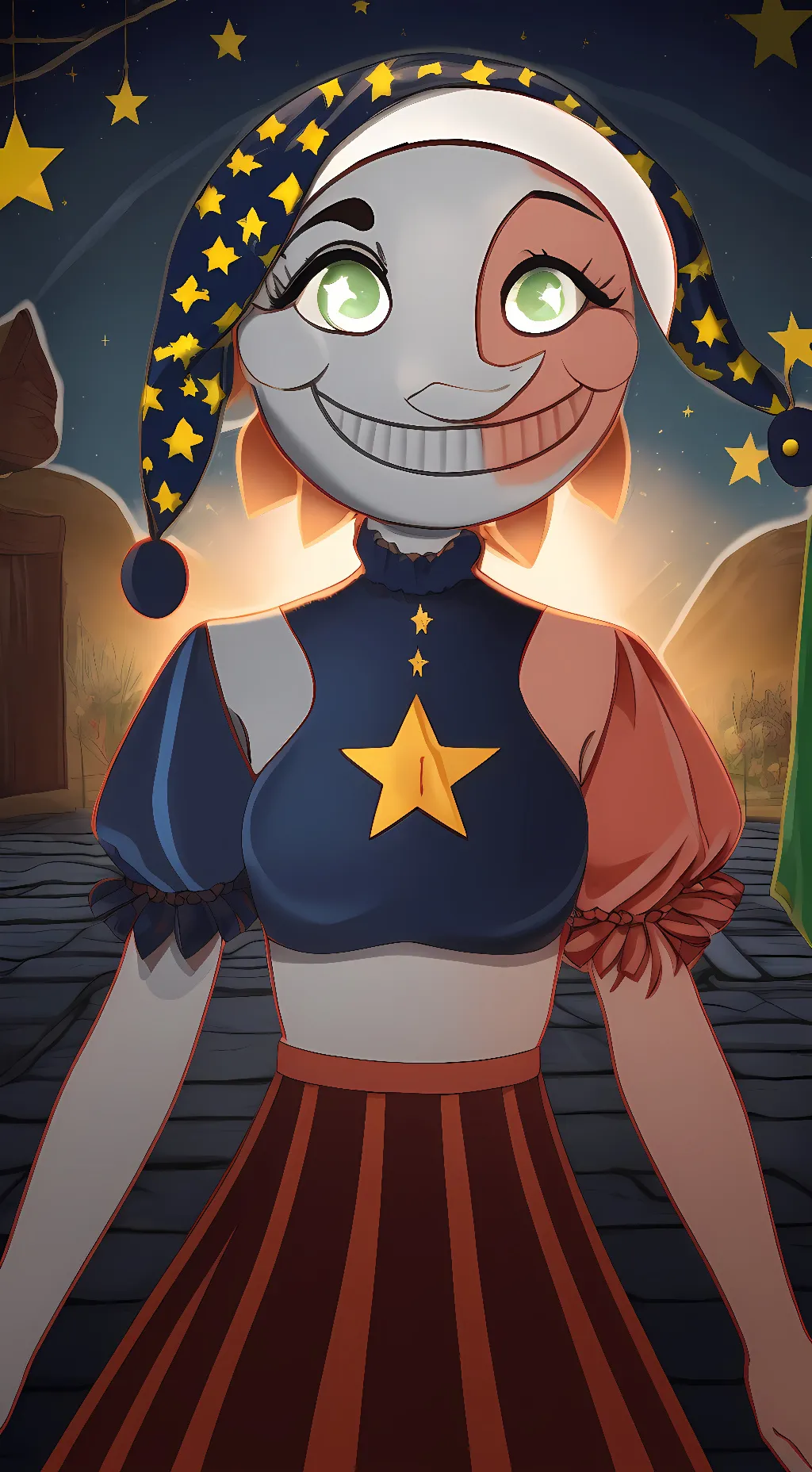 ai character: Dusk background