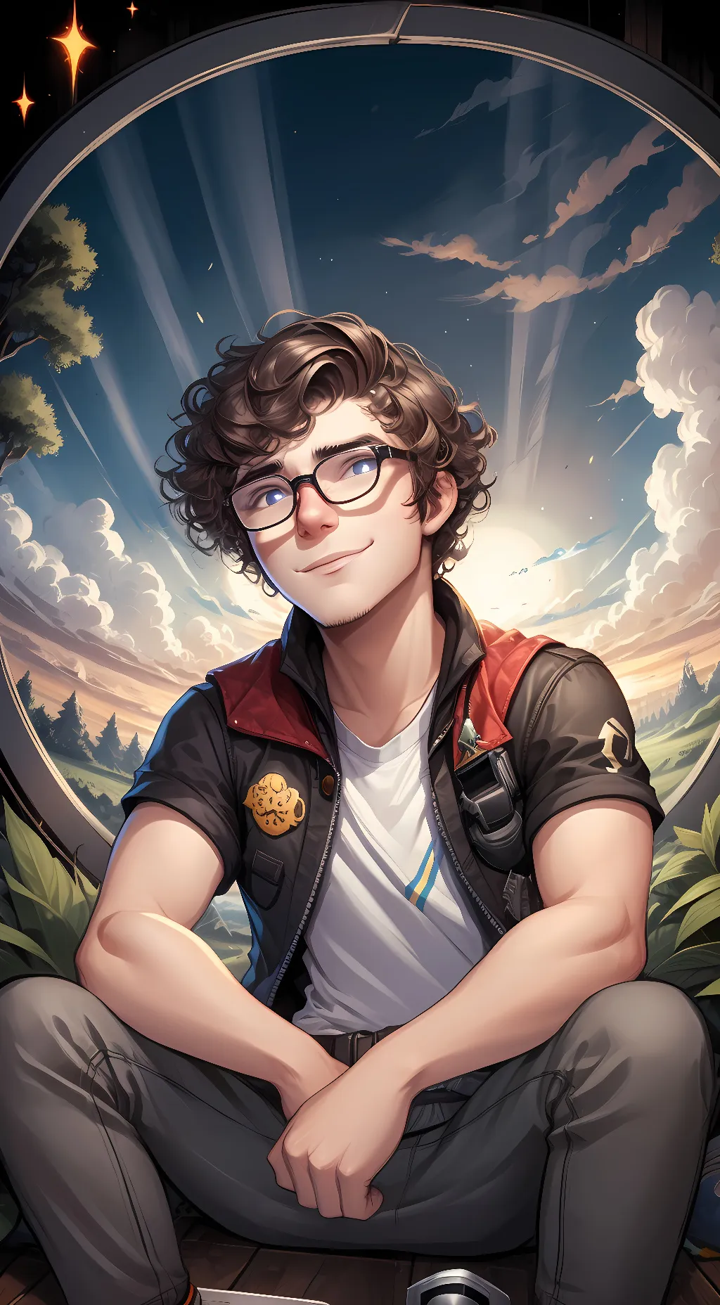 ai character: Simon background