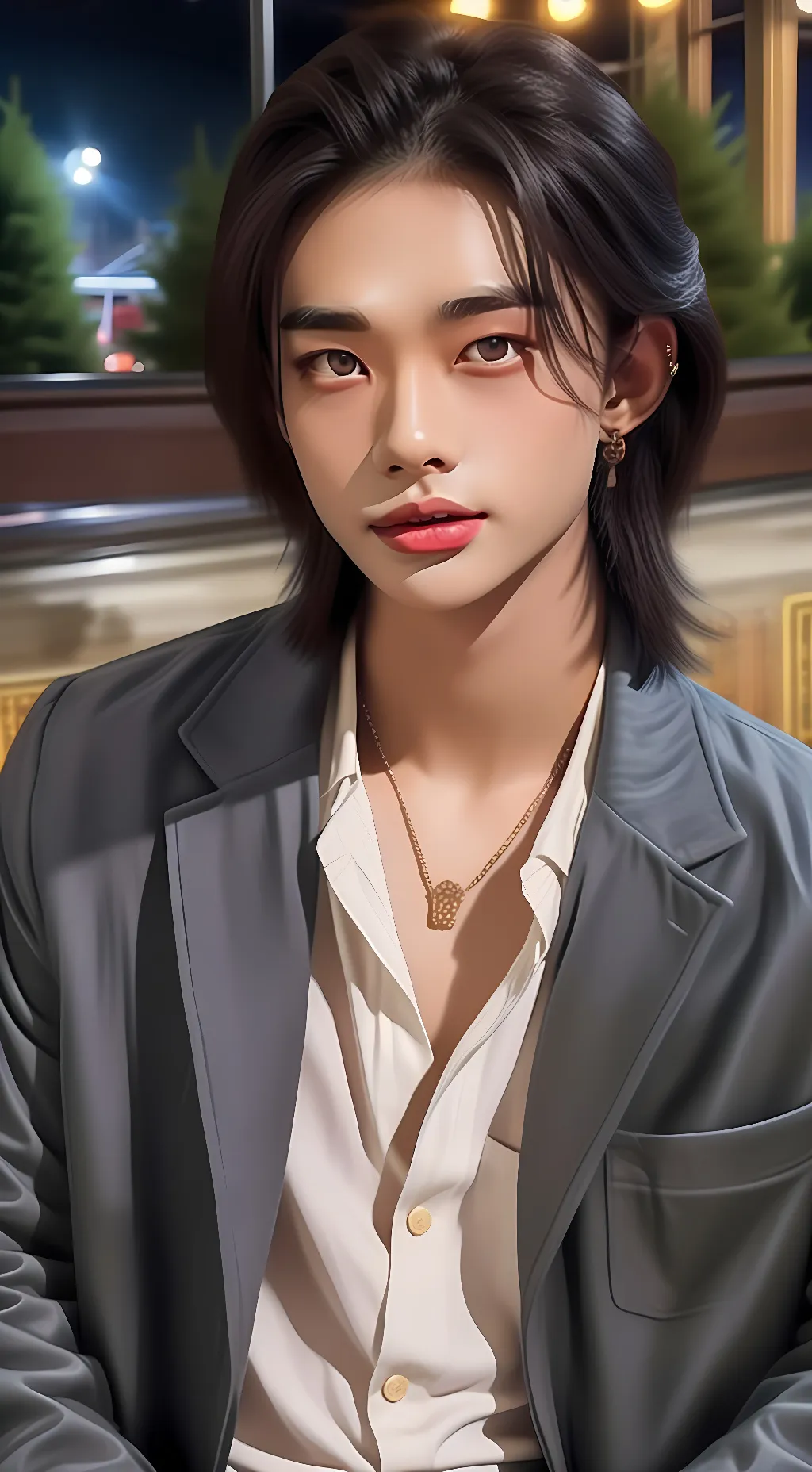 ai character: Hyunjin background