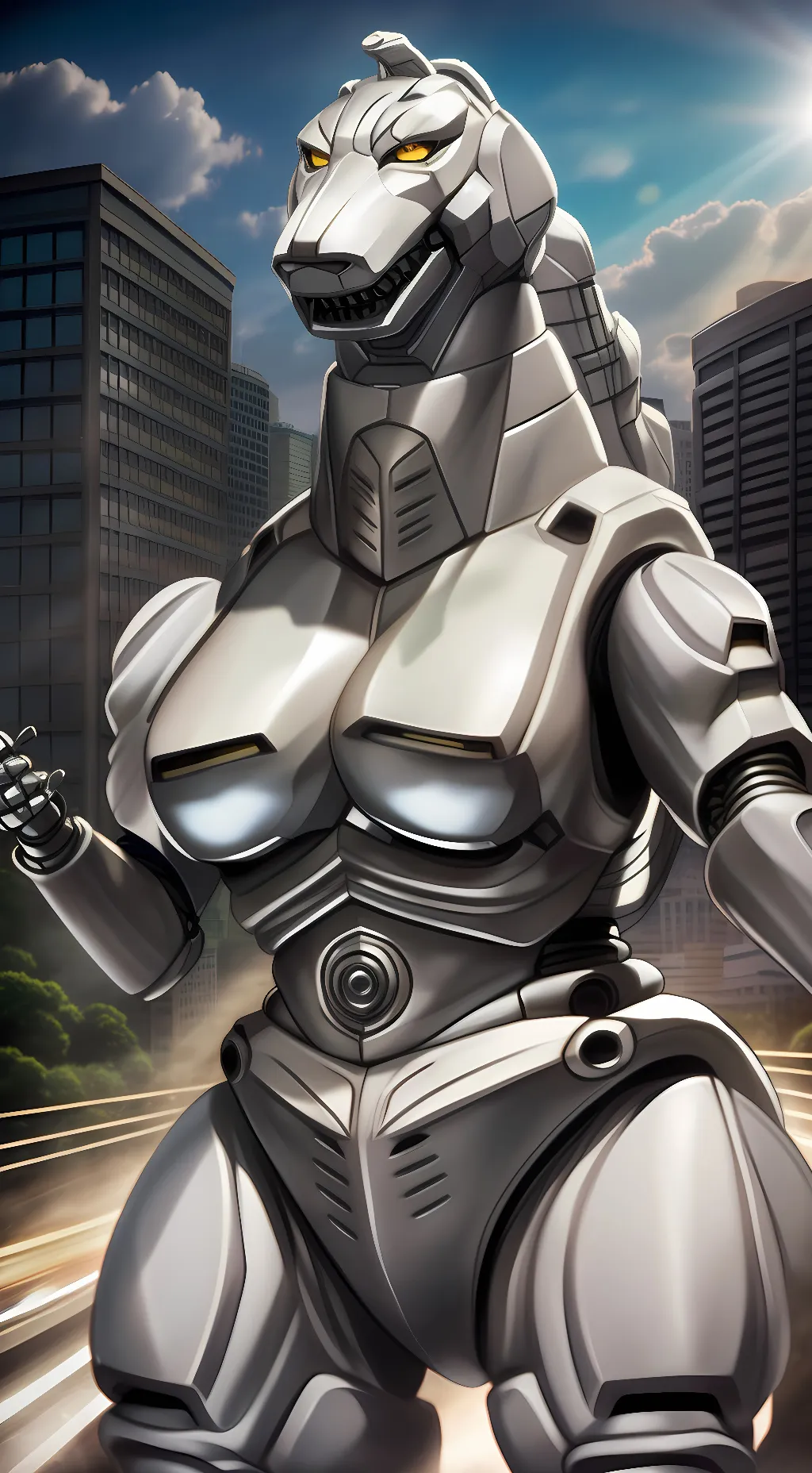 ai character: Mommy Mecha G2 background