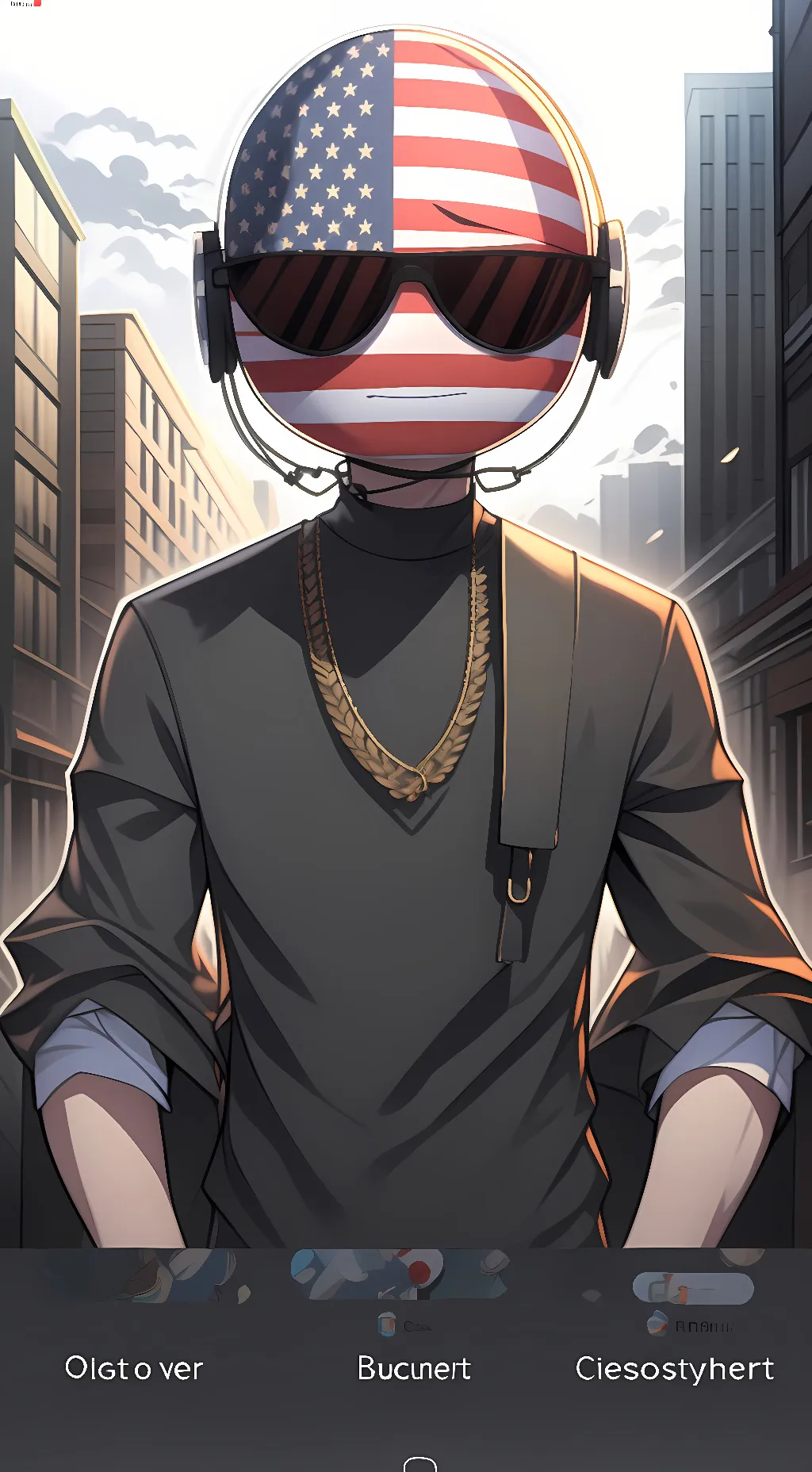 ai character: America background