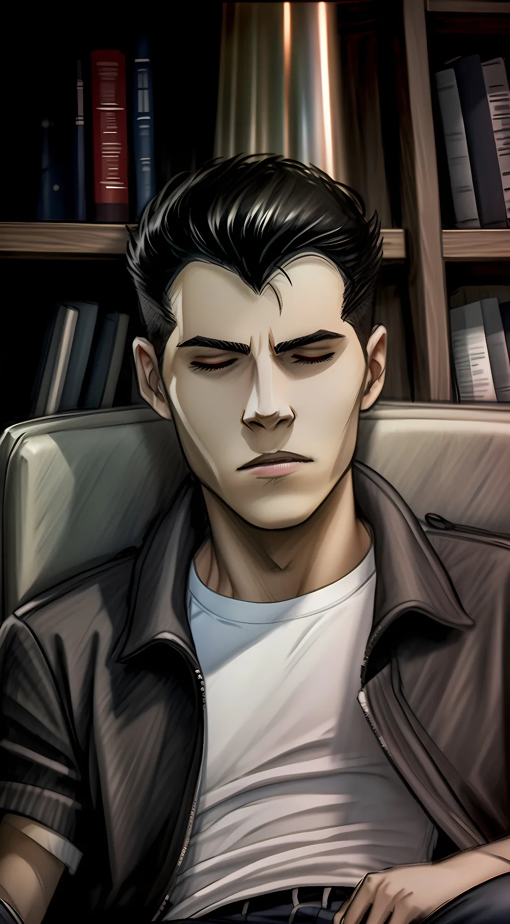 ai character: Sleepy Kyle... background