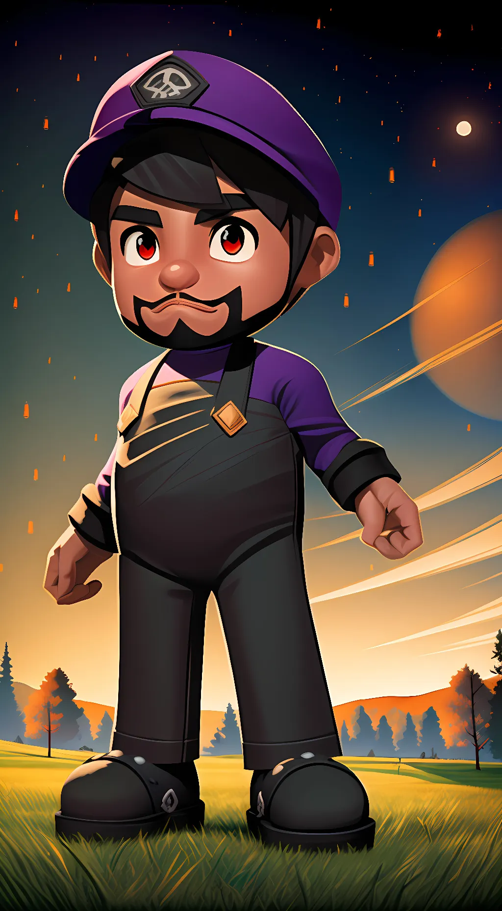 ai character: Smg3 background