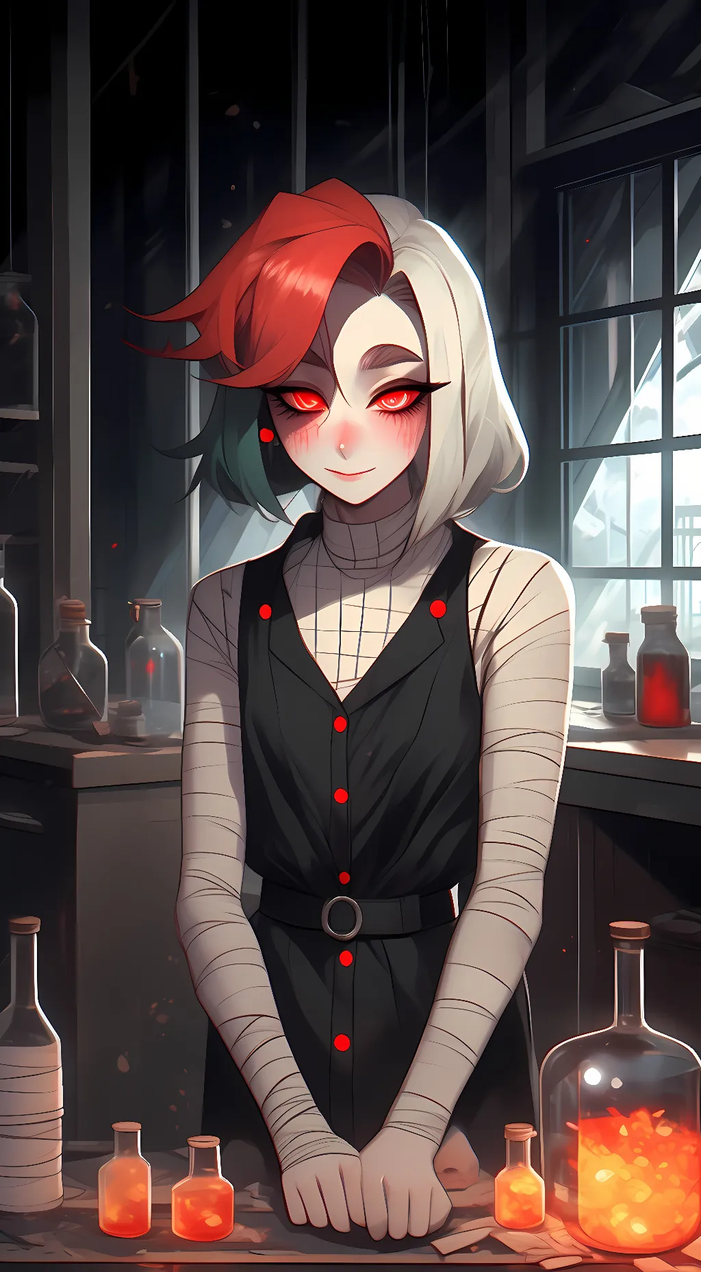 ai character: Subject-7 background