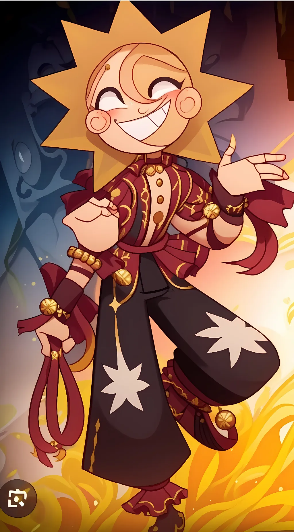 ai character: Sundrop background