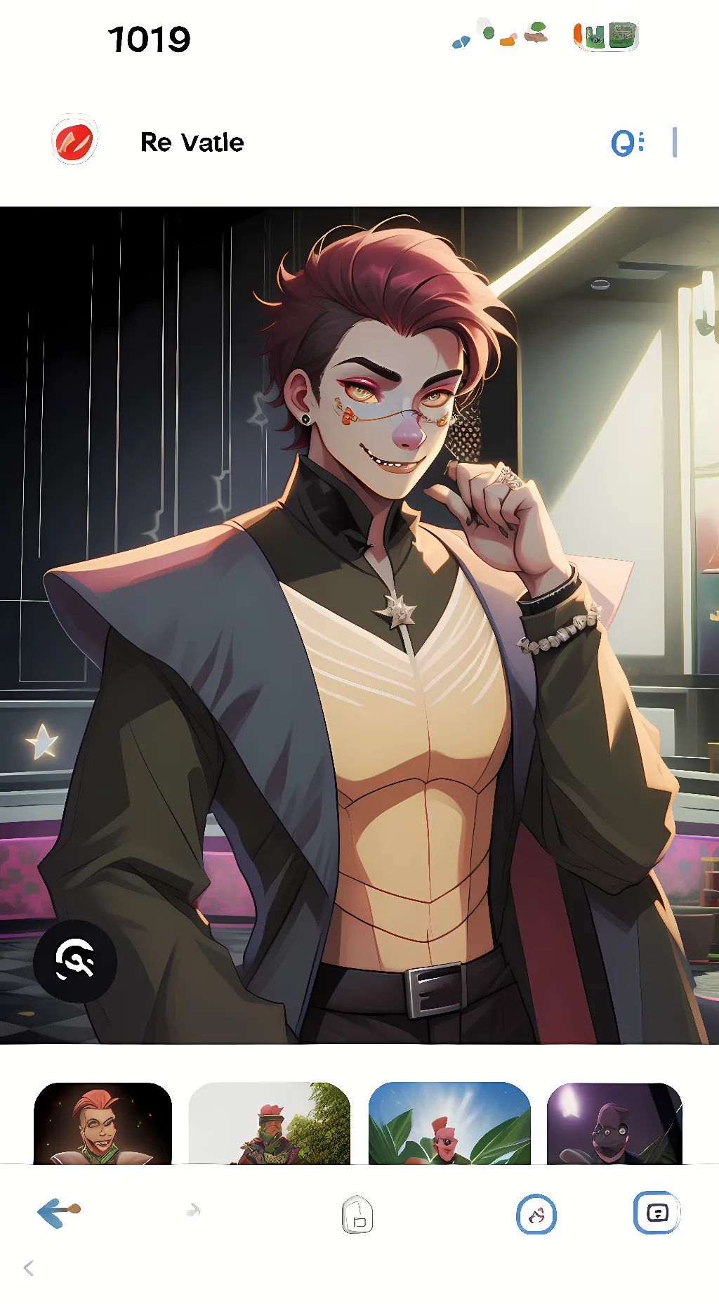 ai character: Montgomery Gator background