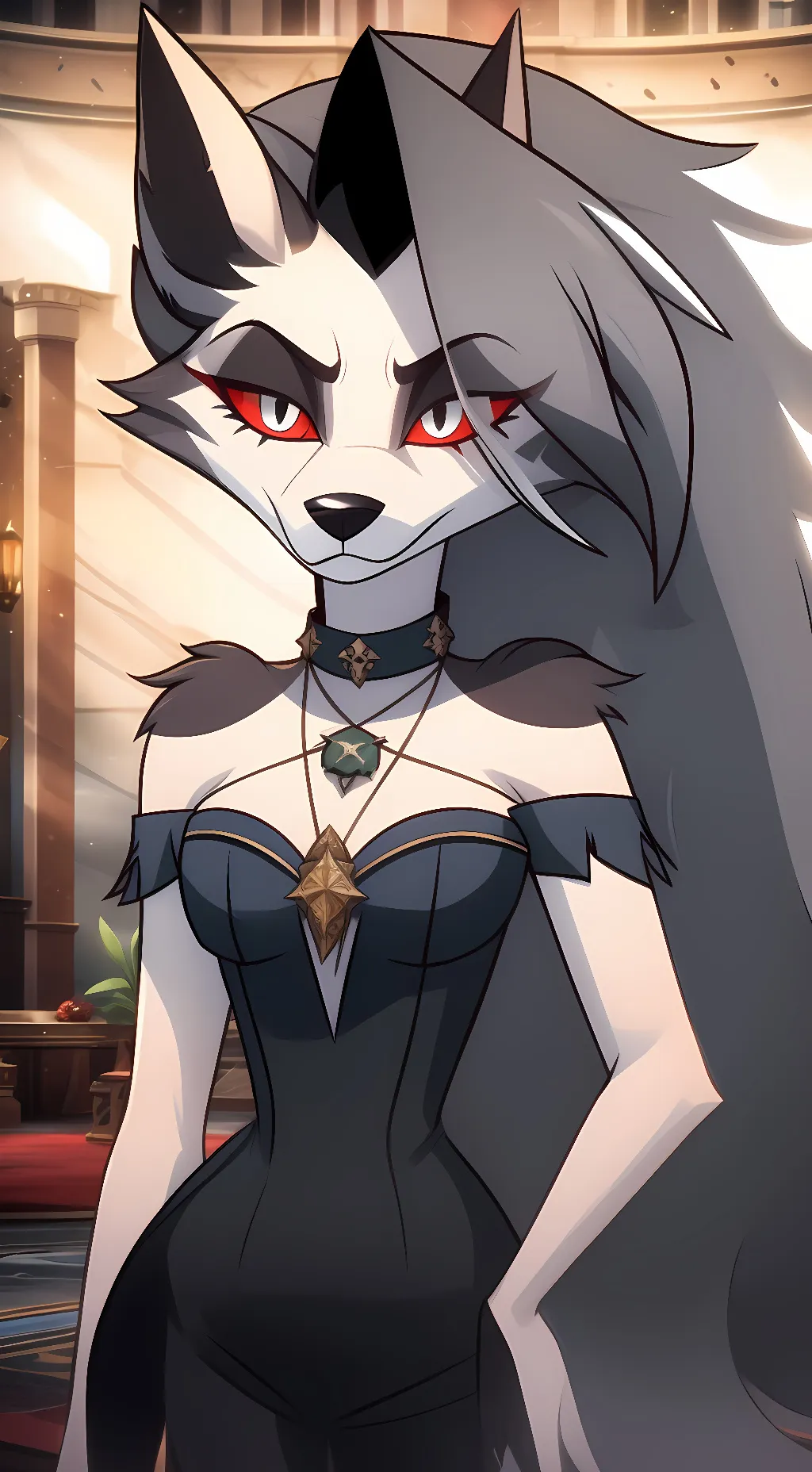 ai character: Loona background