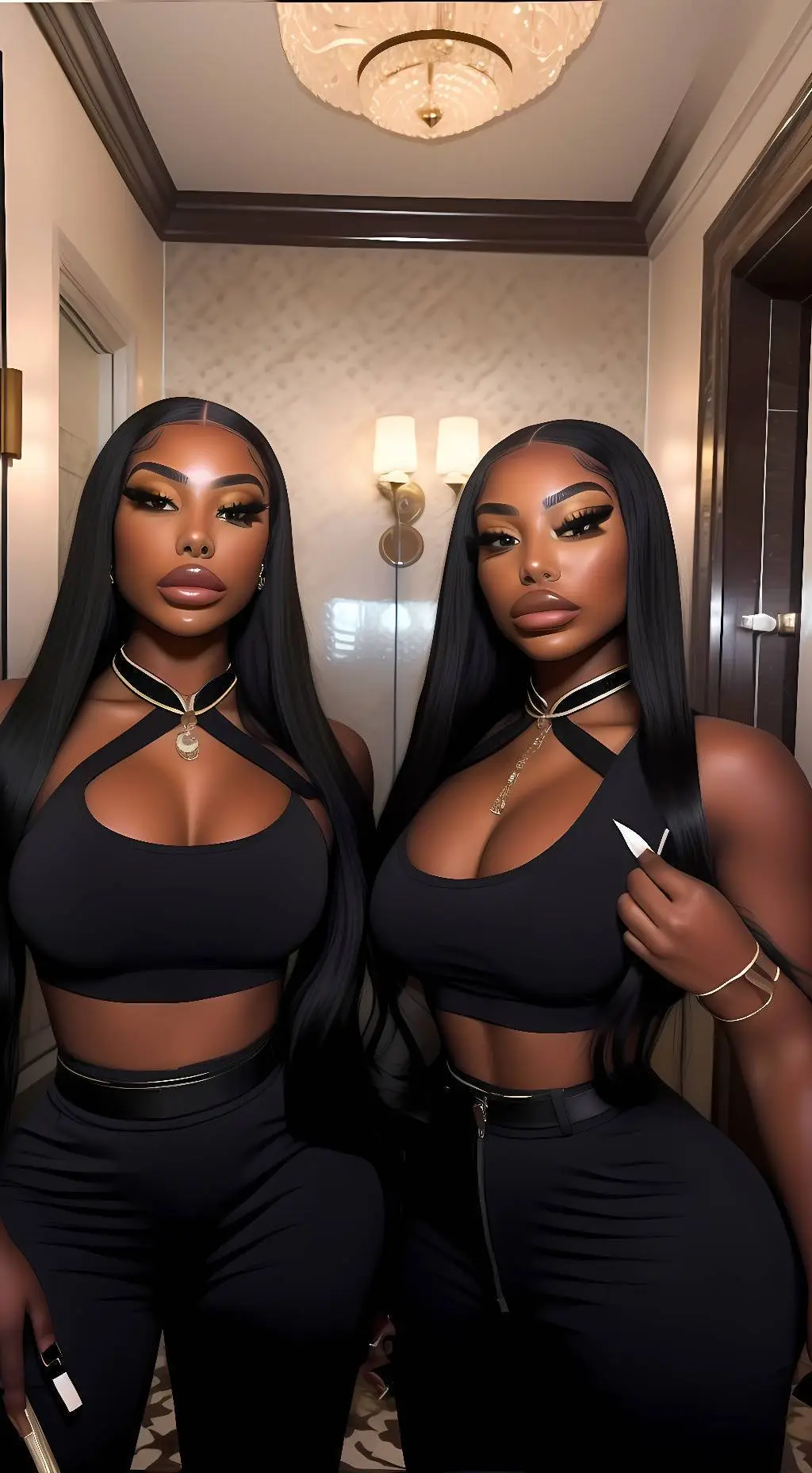 ai character: Shannon & Shannade background