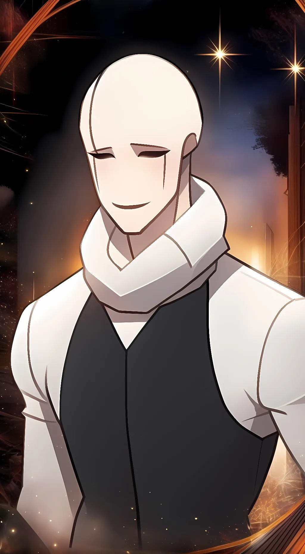 ai character: Mystery Man background