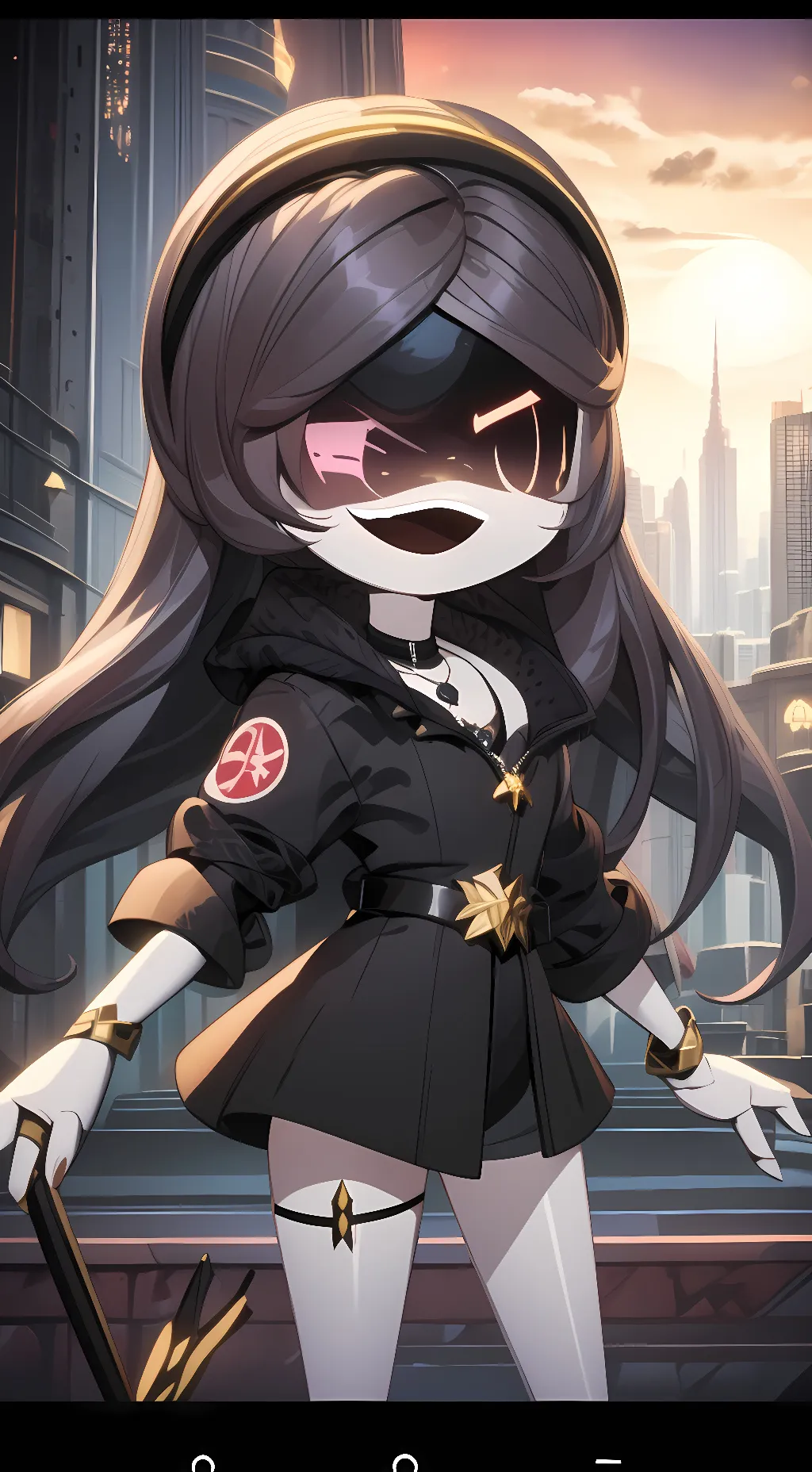 ai character: M  background