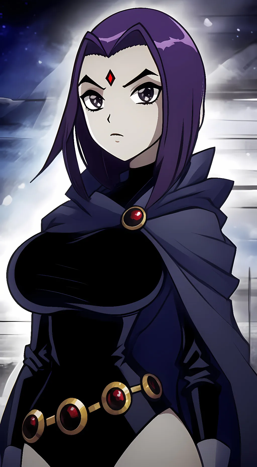 ai character: Raven background