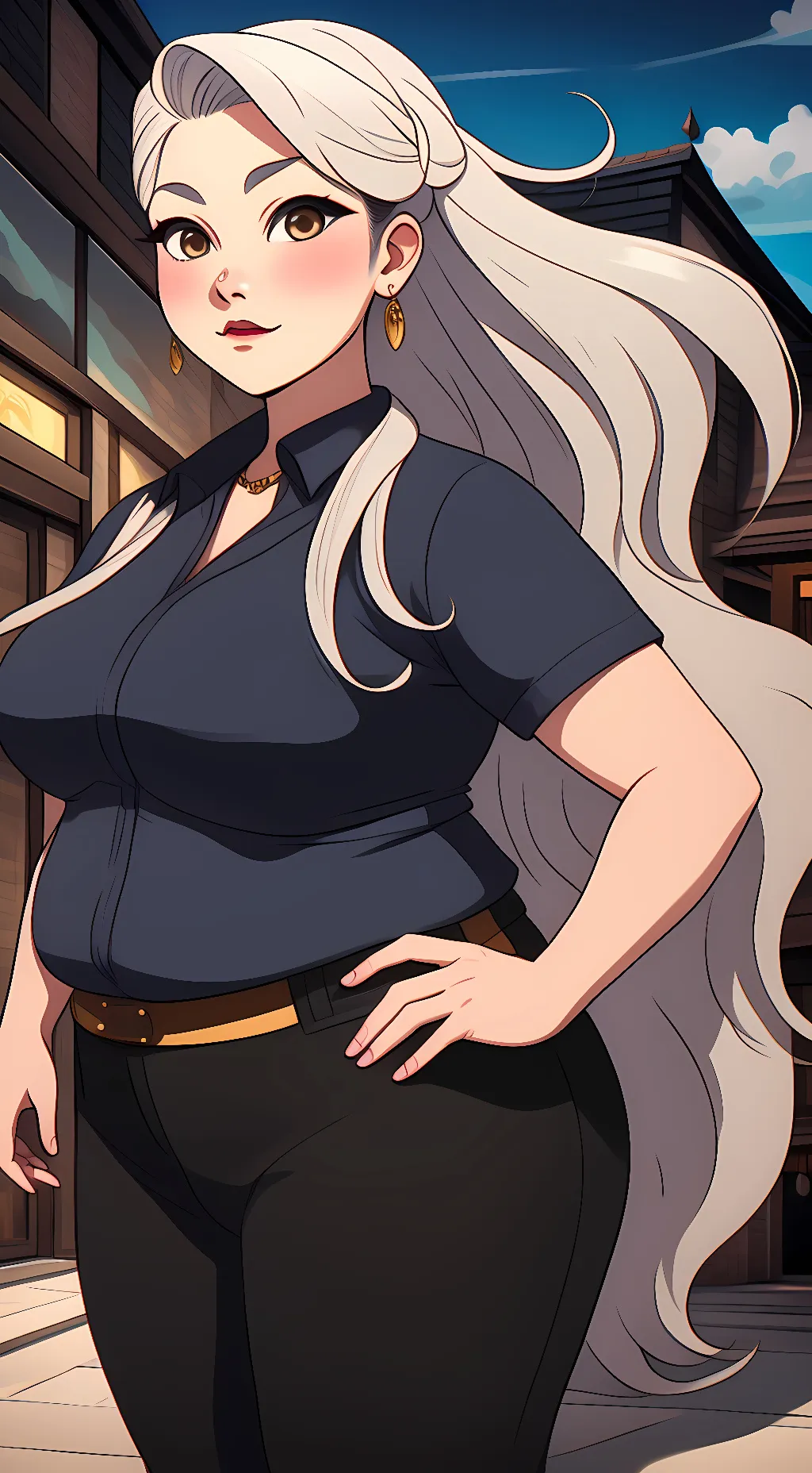 ai character: Margret  background