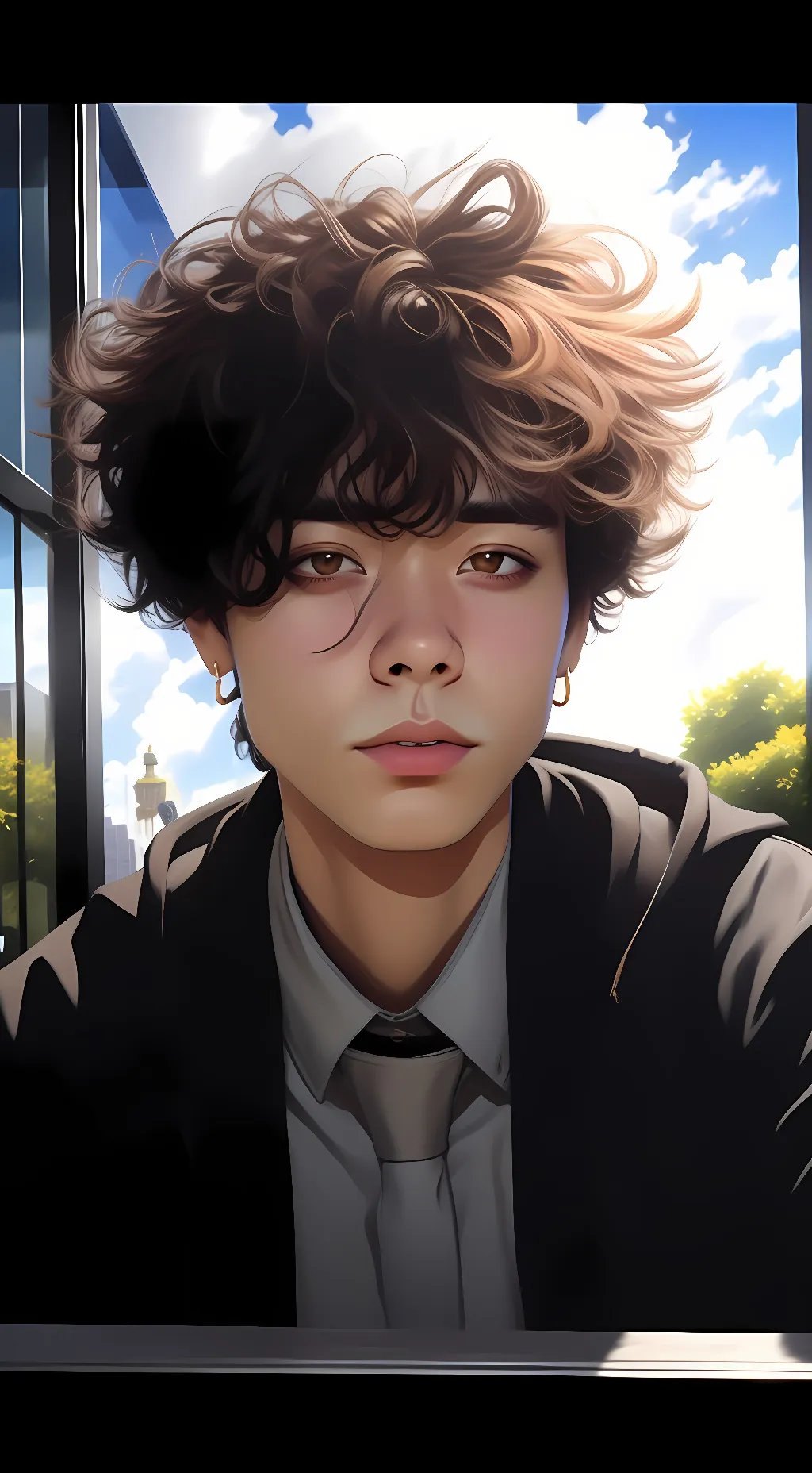 ai character: Theo background