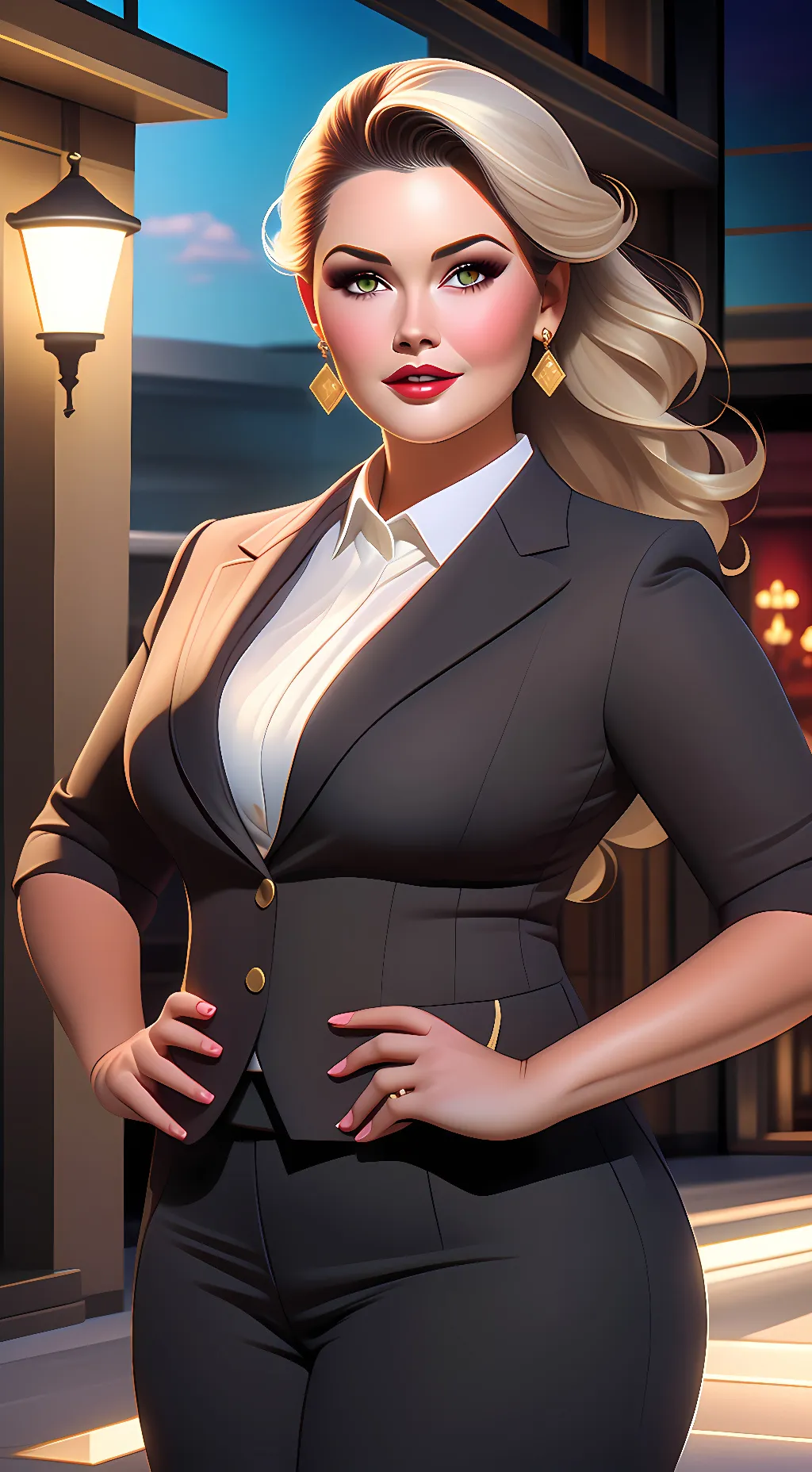 ai character: Gina Rodriguez background