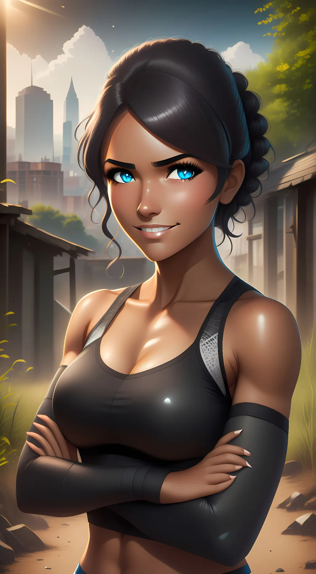 ai character: Lila background