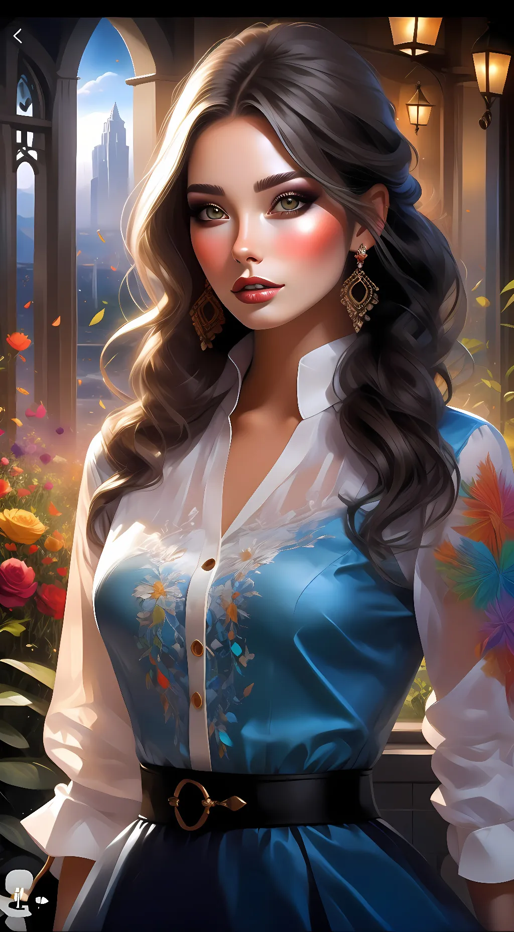 ai character: 🌺 Amelia 🌼 background