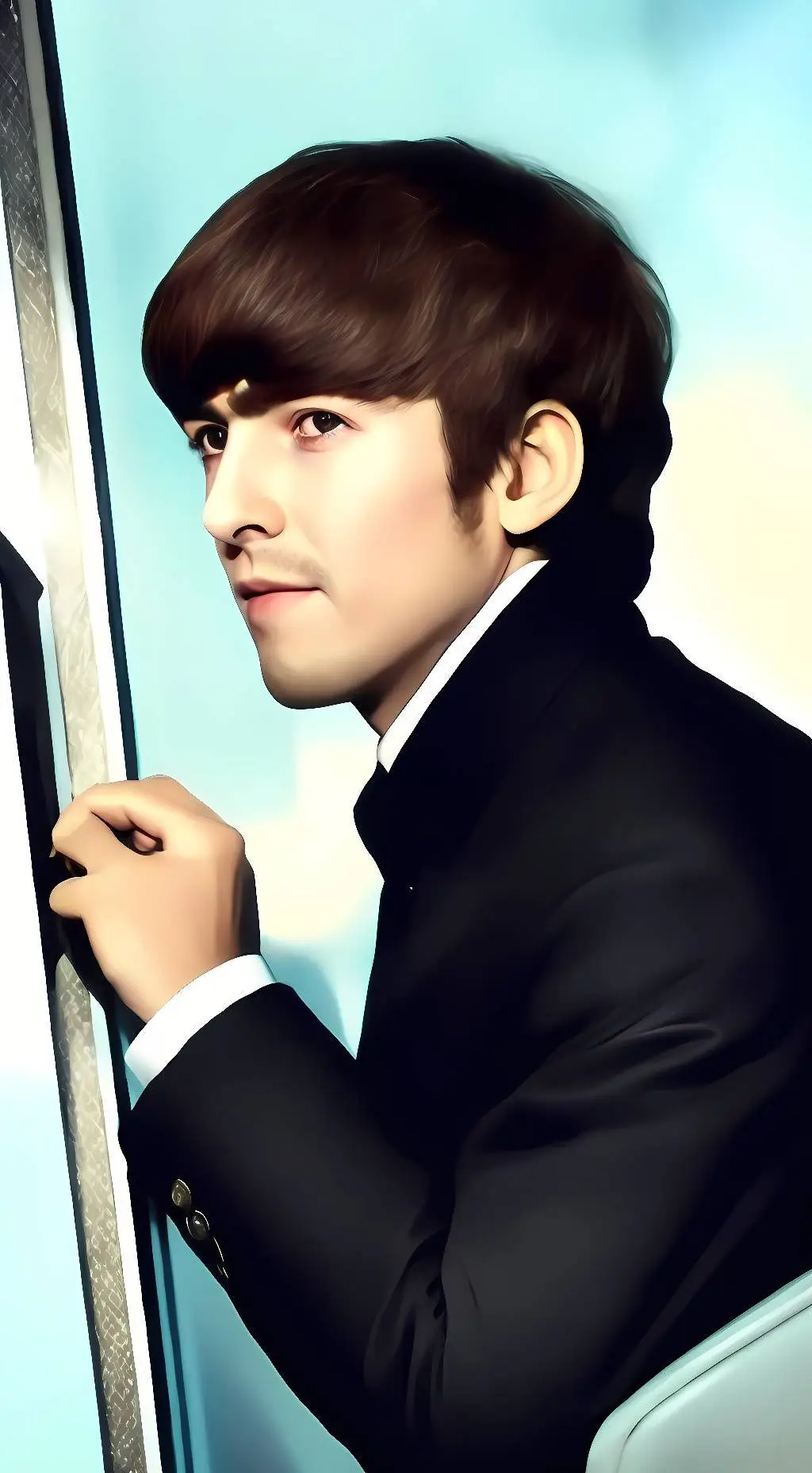 ai character: George Harrison background