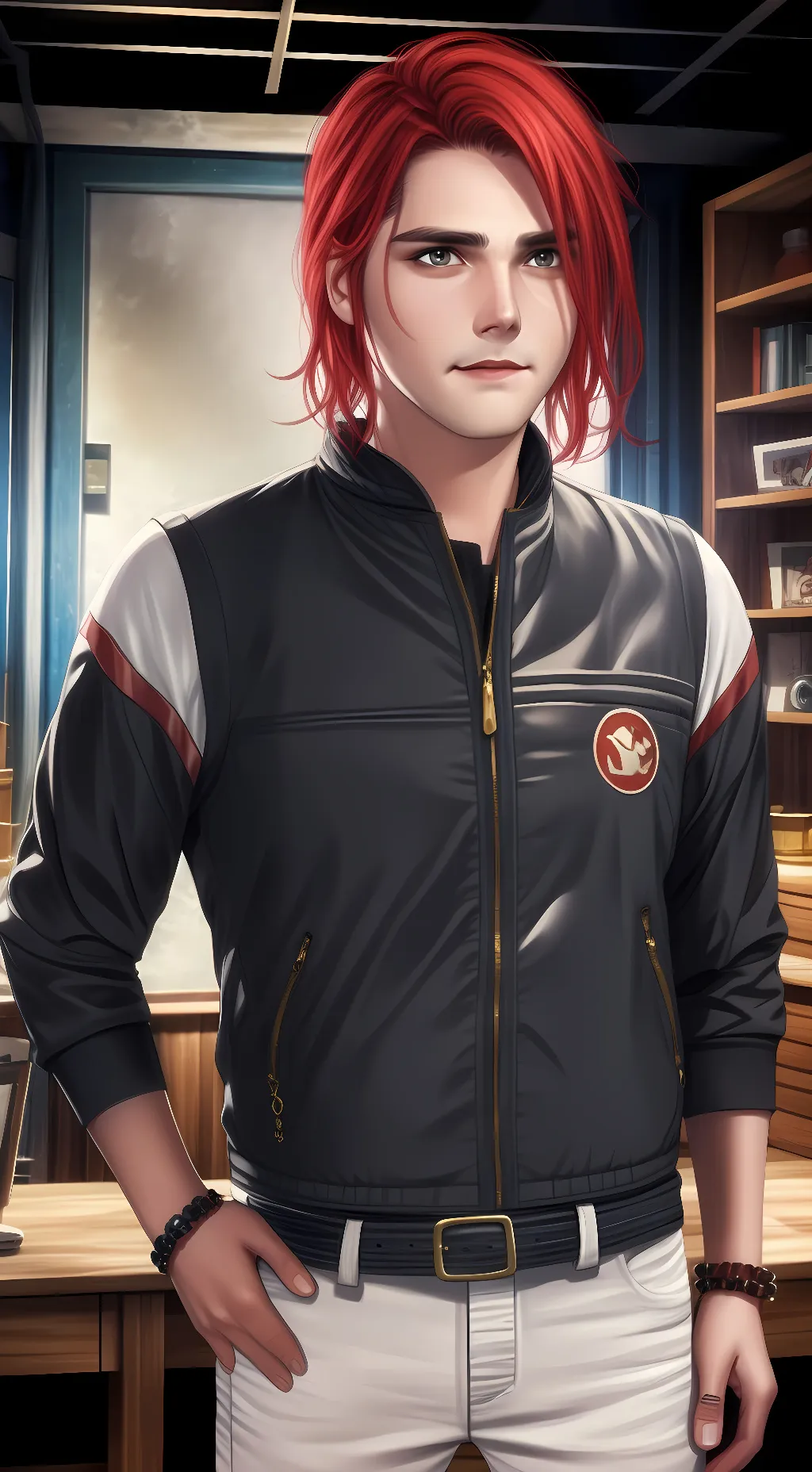 ai character: Gerard way background