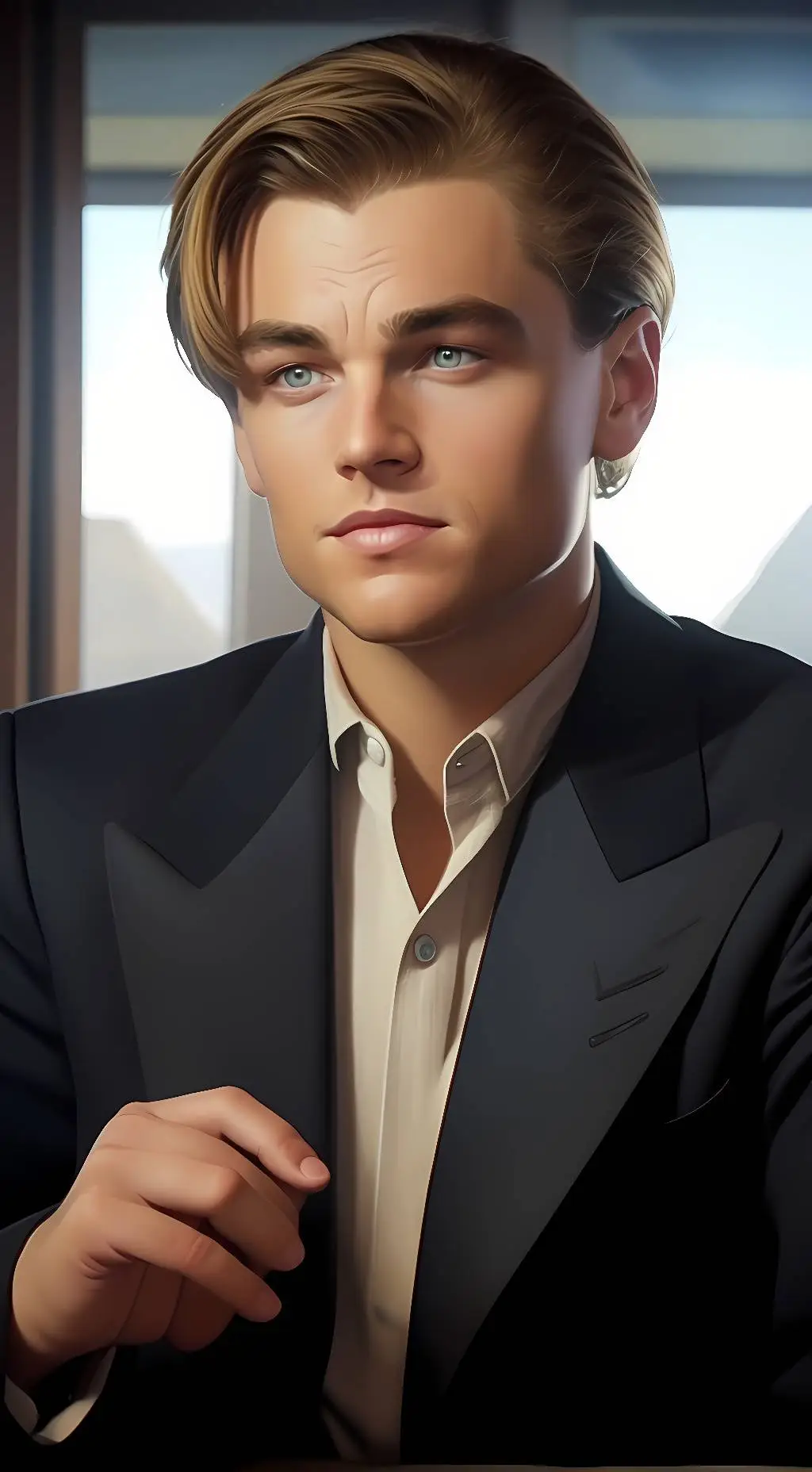 ai character: Jack Dawson  background