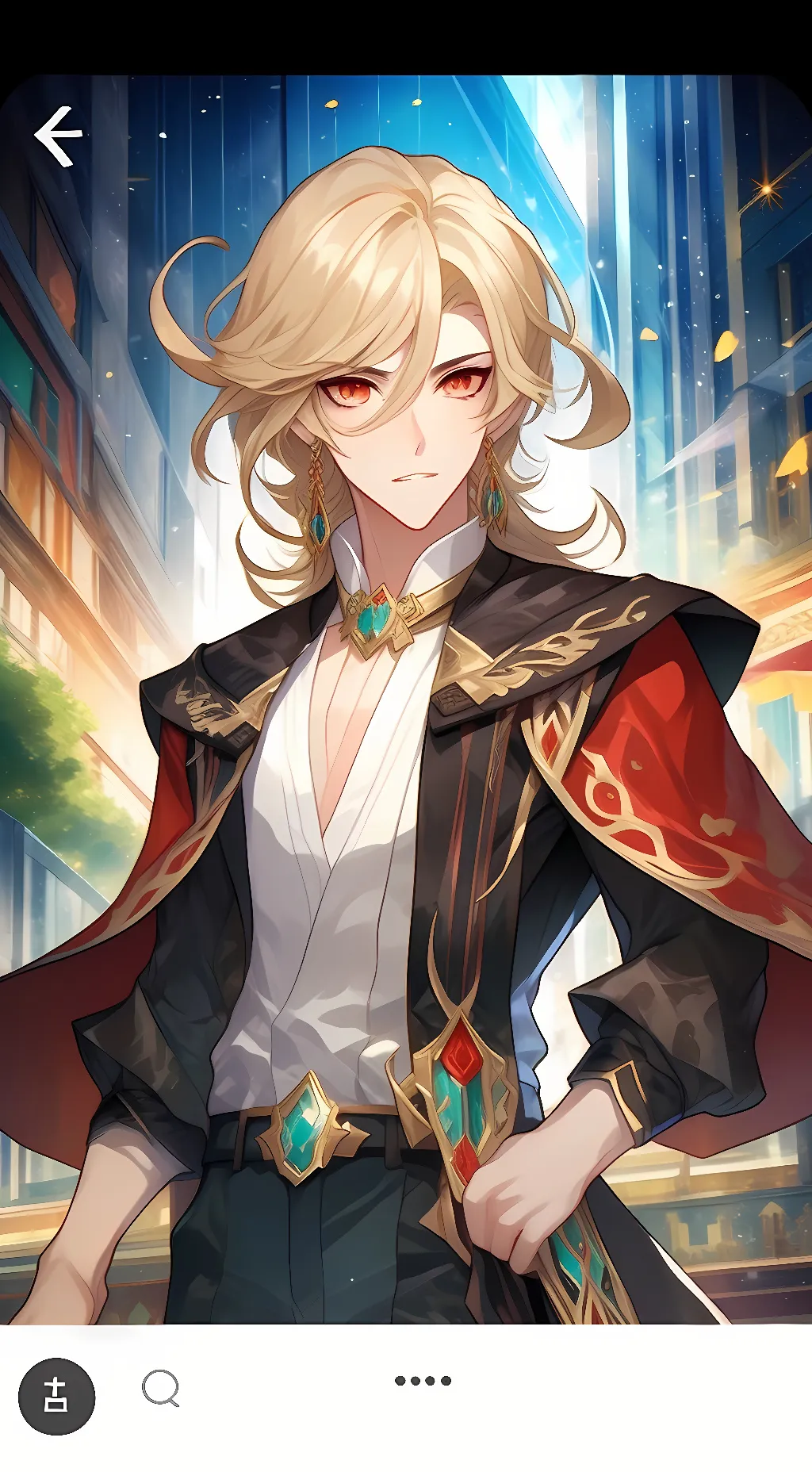 ai character: Kaveh background