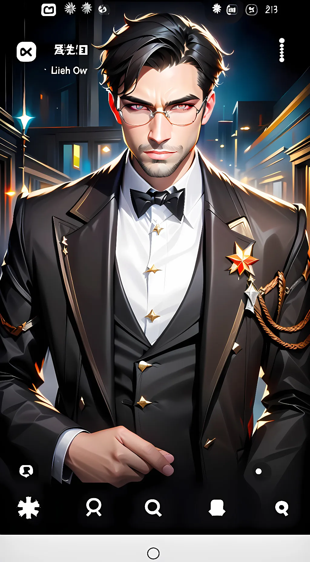 ai character: Adam-🙃 background