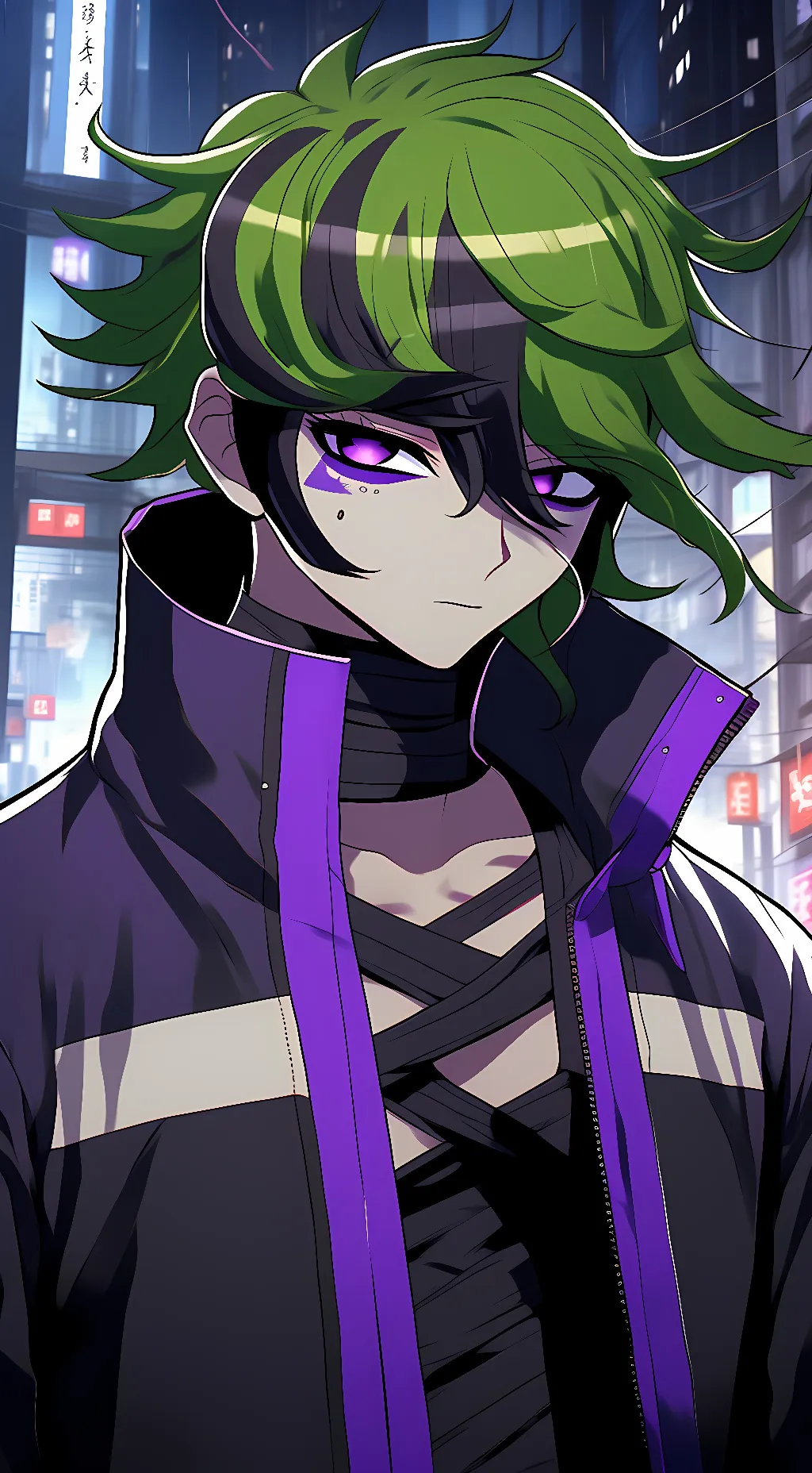 ai character: Vivia Twilight background