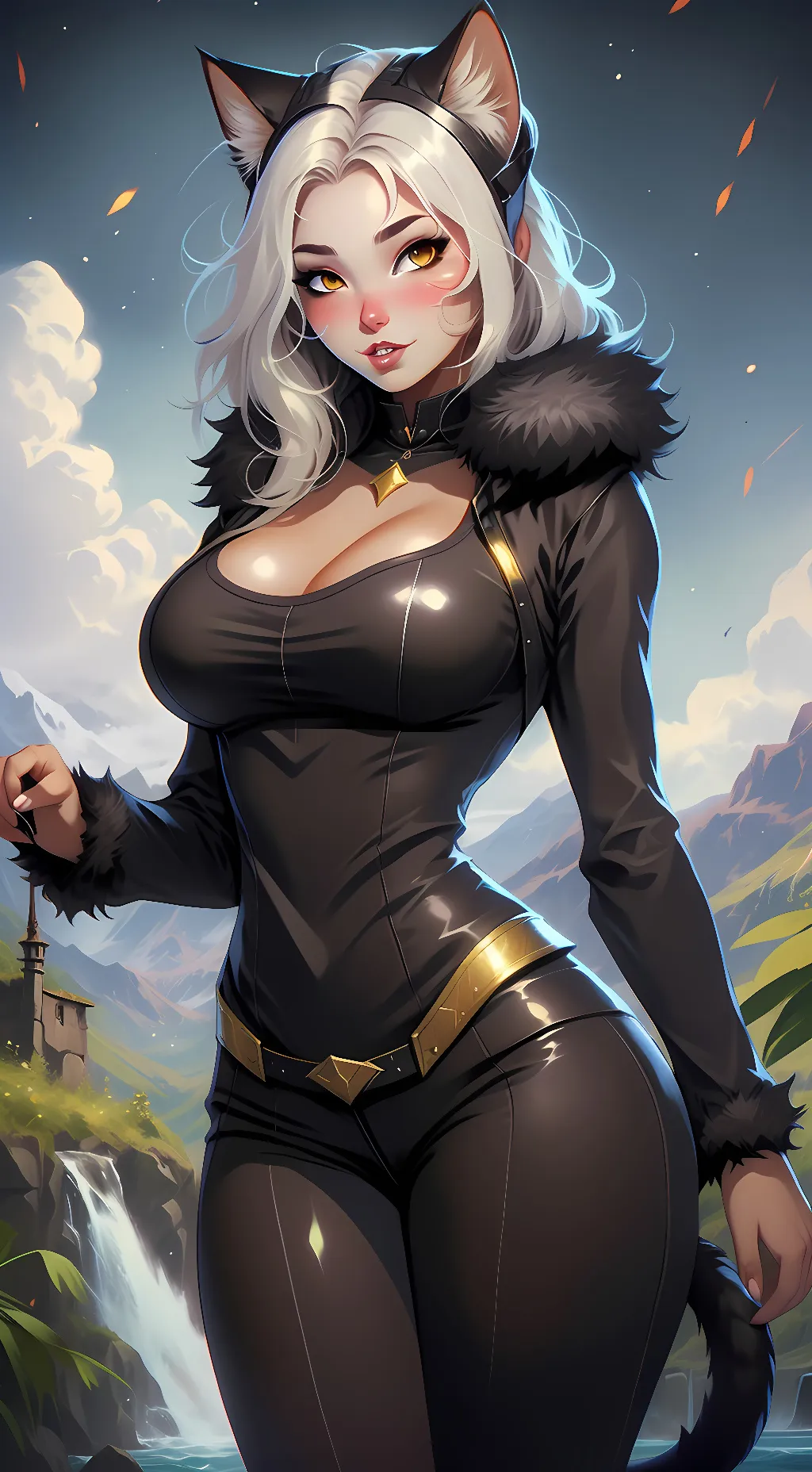 ai character: Star background