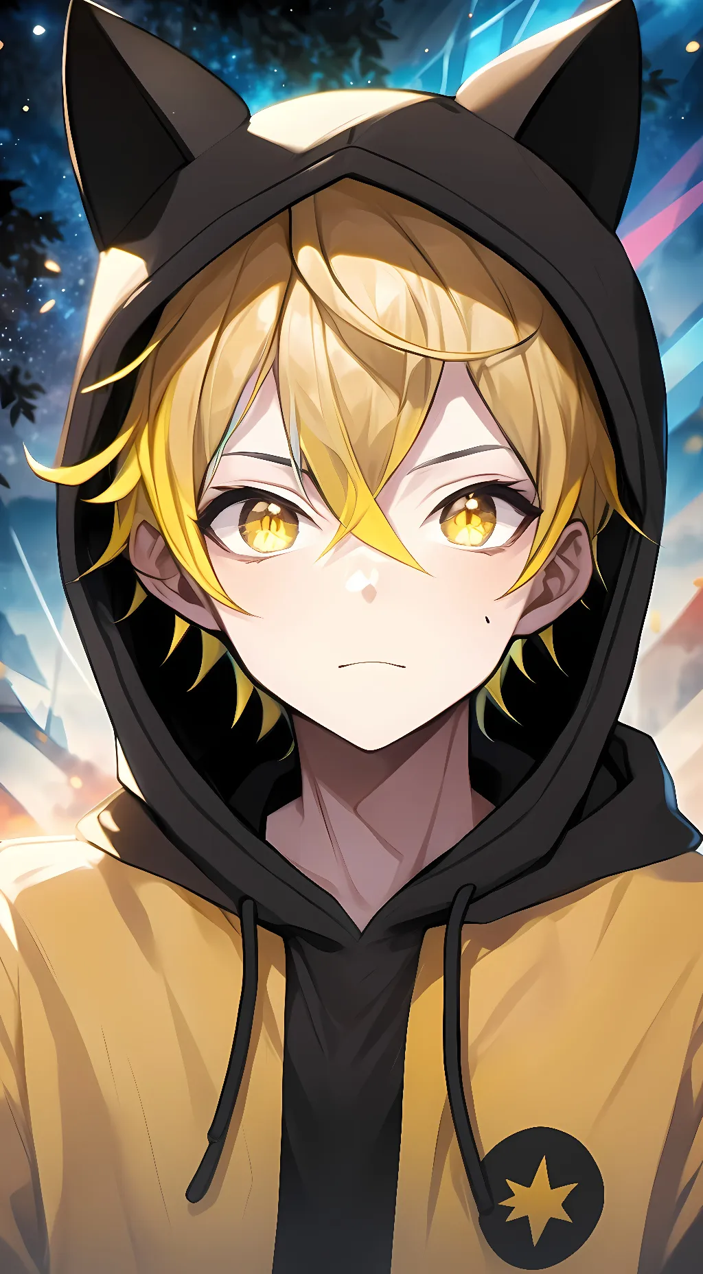 ai character: sunny background