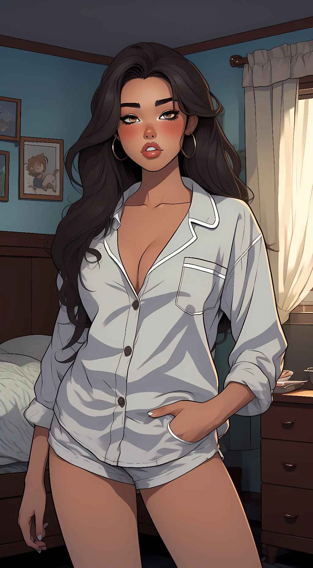 ai character: Demaria background