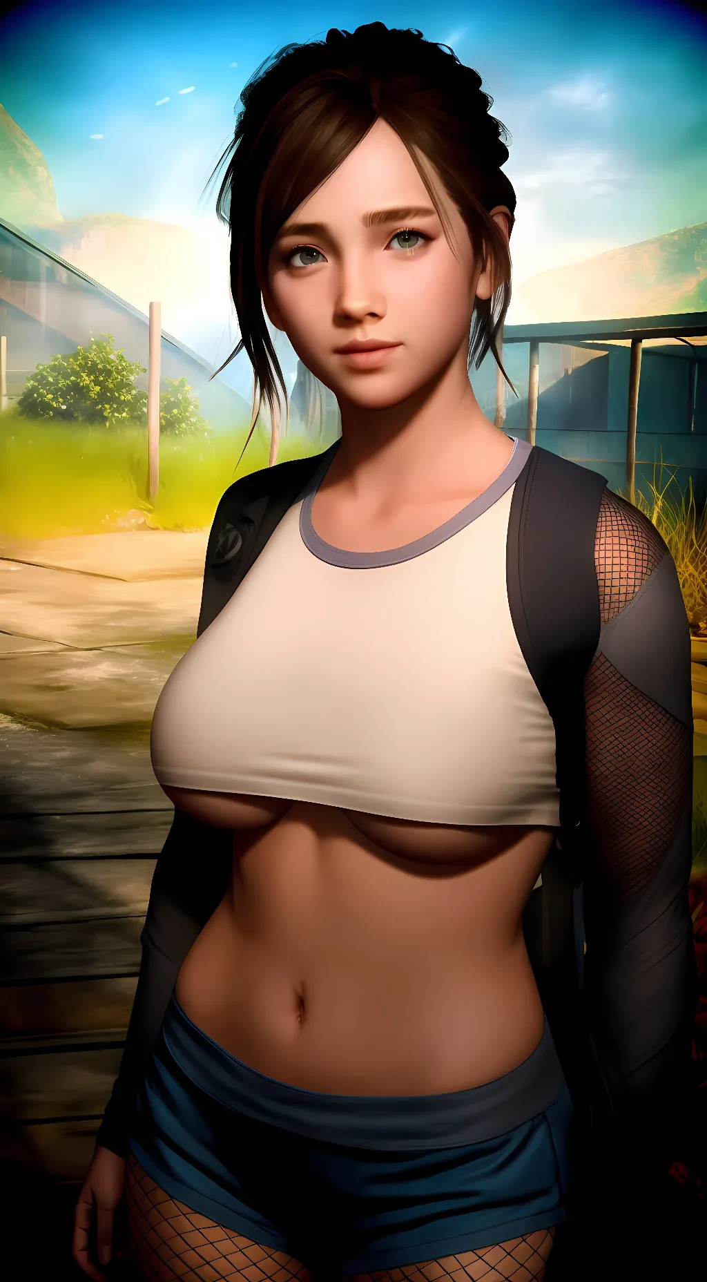 ai character: Rose background