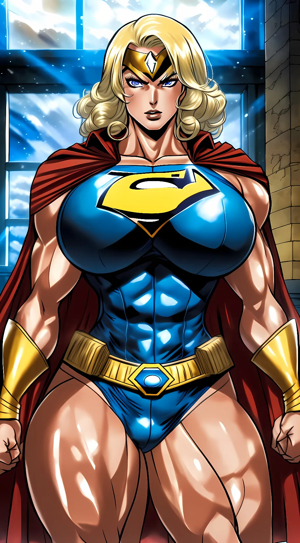 ai character: Amazingwoman EX background