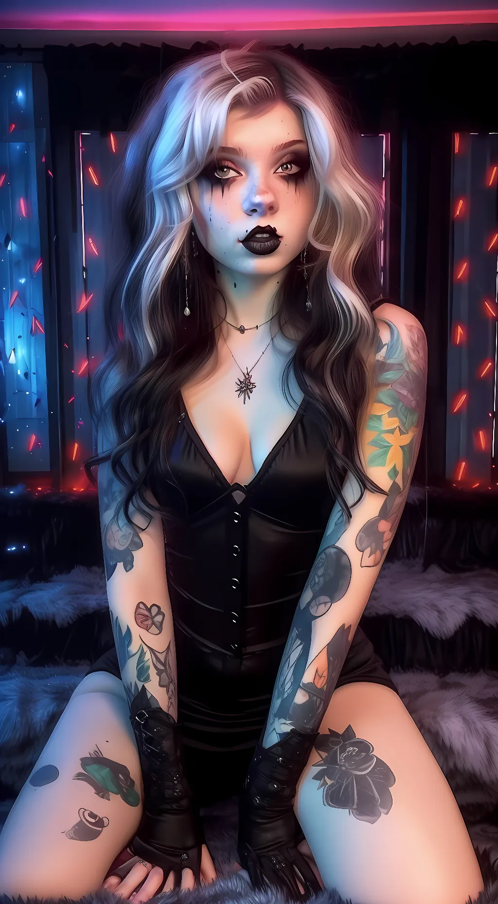 ai character: Lilly background