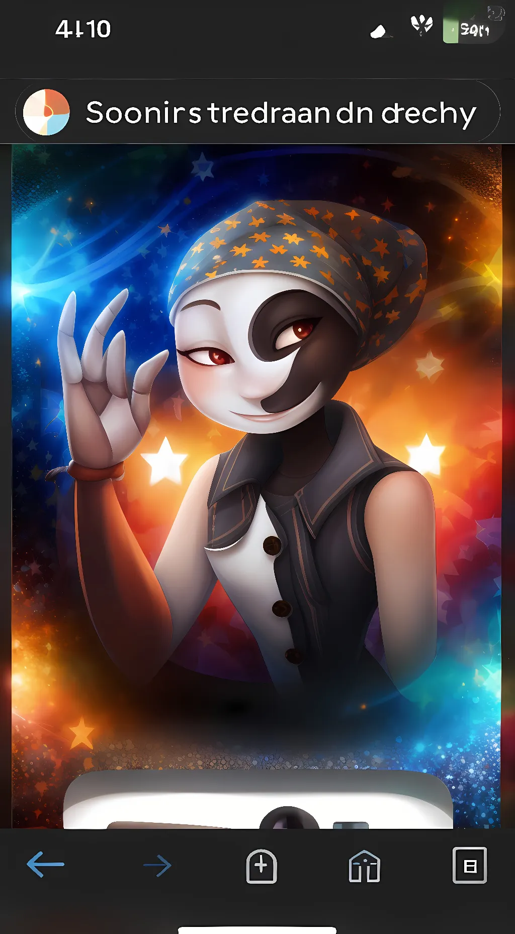 ai character: Moon/x Eclipse background