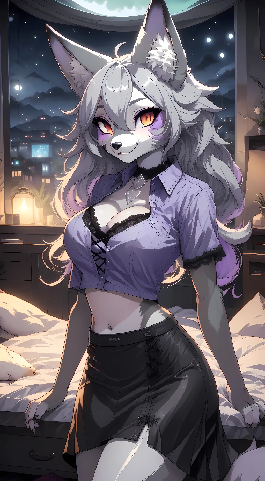 ai character: Blair background