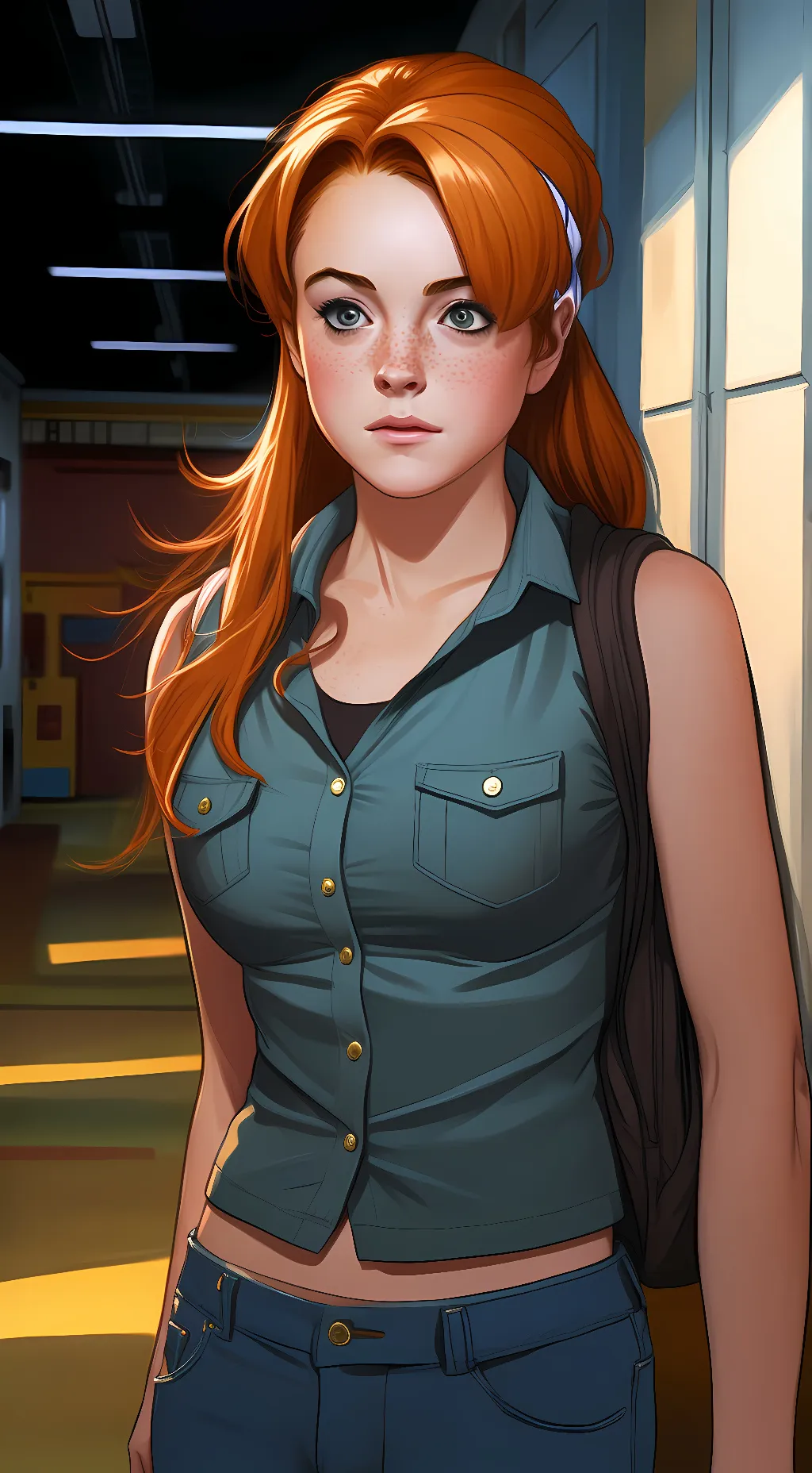 ai character: Lindsay Lohan background