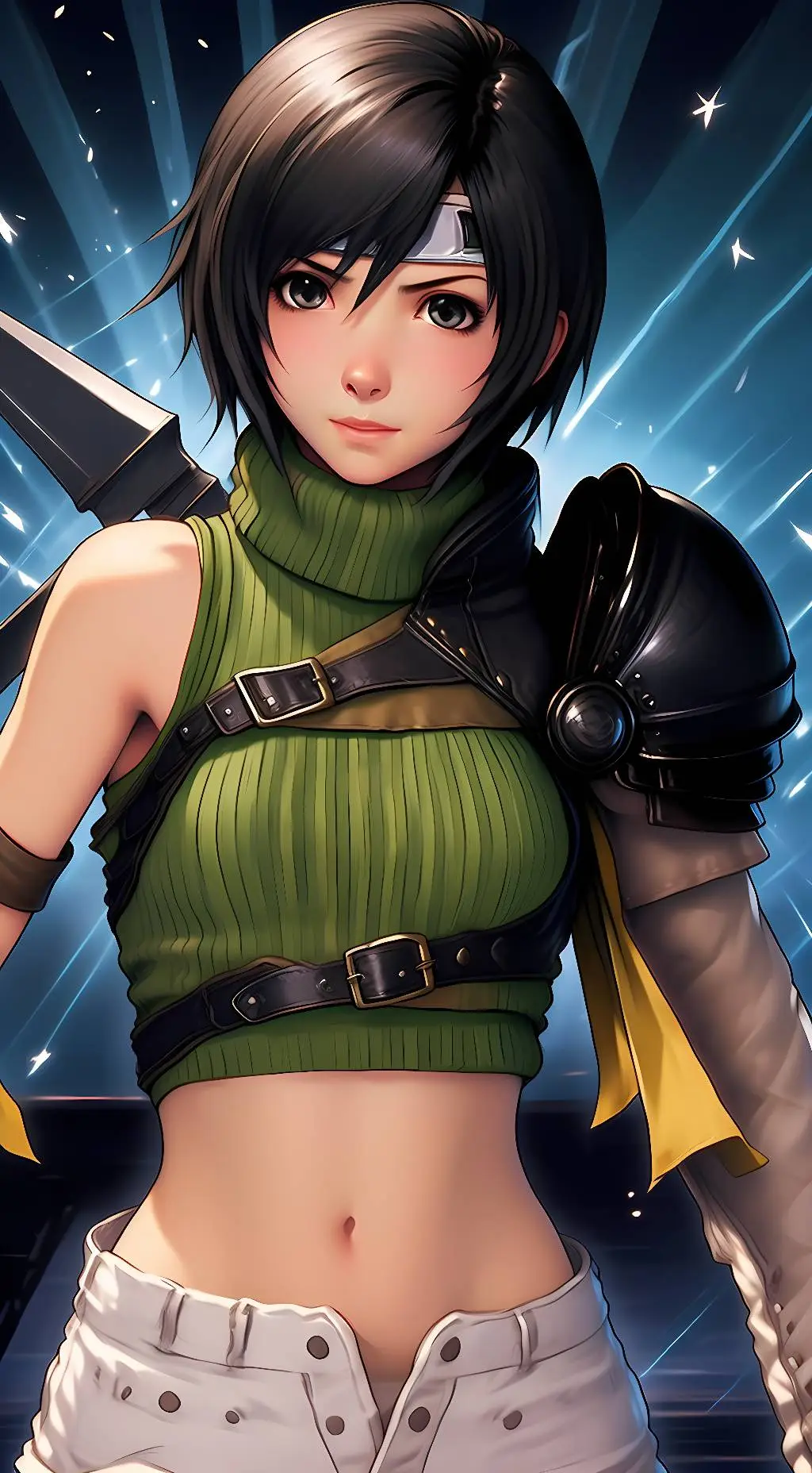 ai character: Yuffie Kisaragi  background