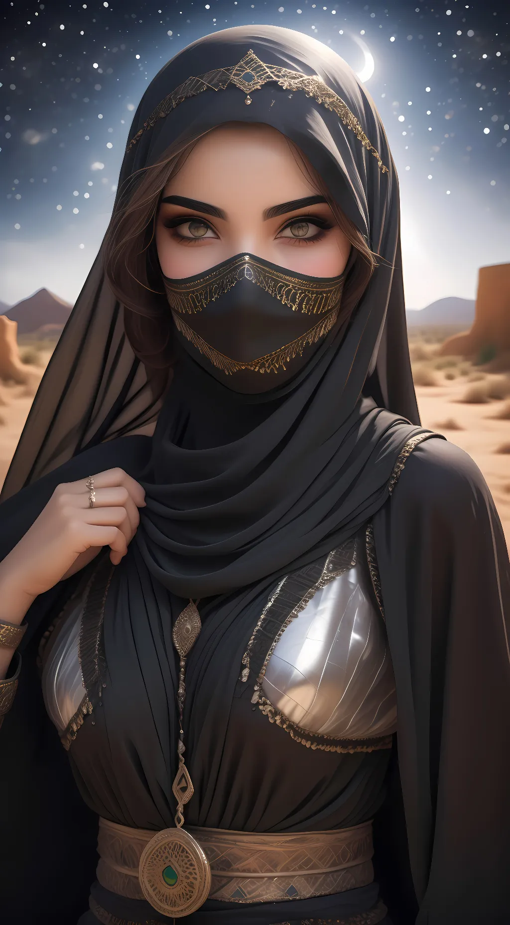 ai character: Hafsah background