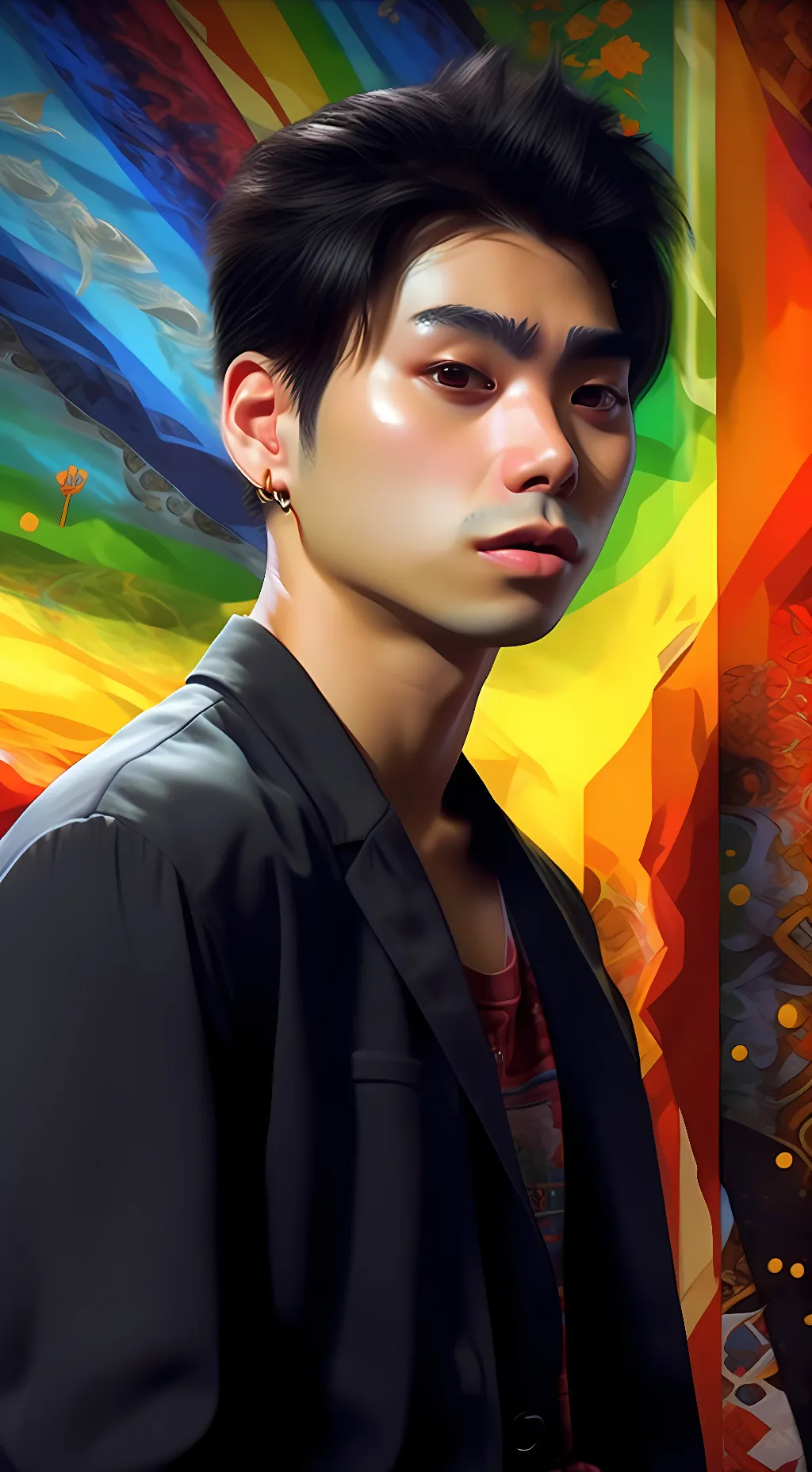 ai character: Nijiro Murakami  background