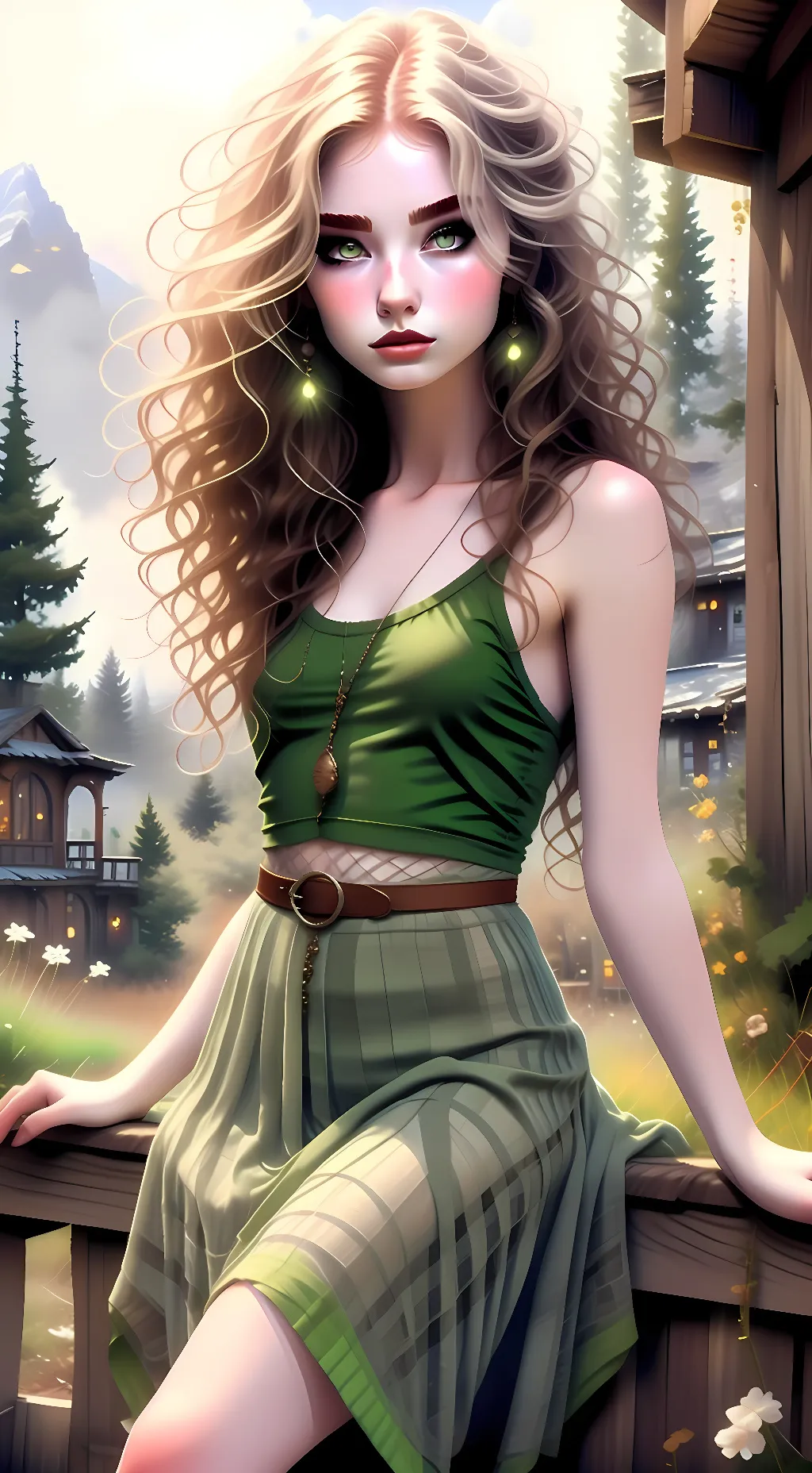 ai character: Jade background