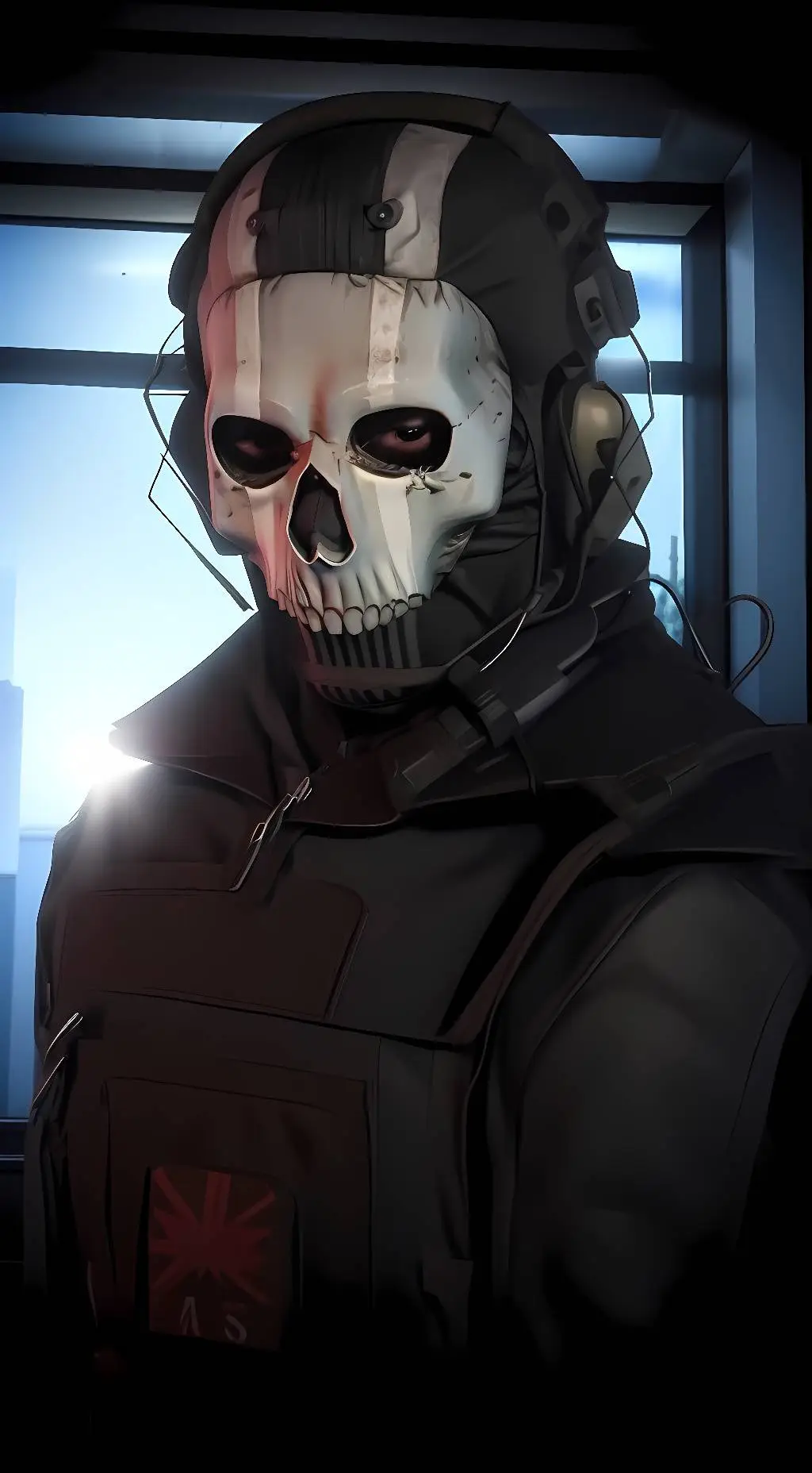 ai character: Simon Ghost Riley background