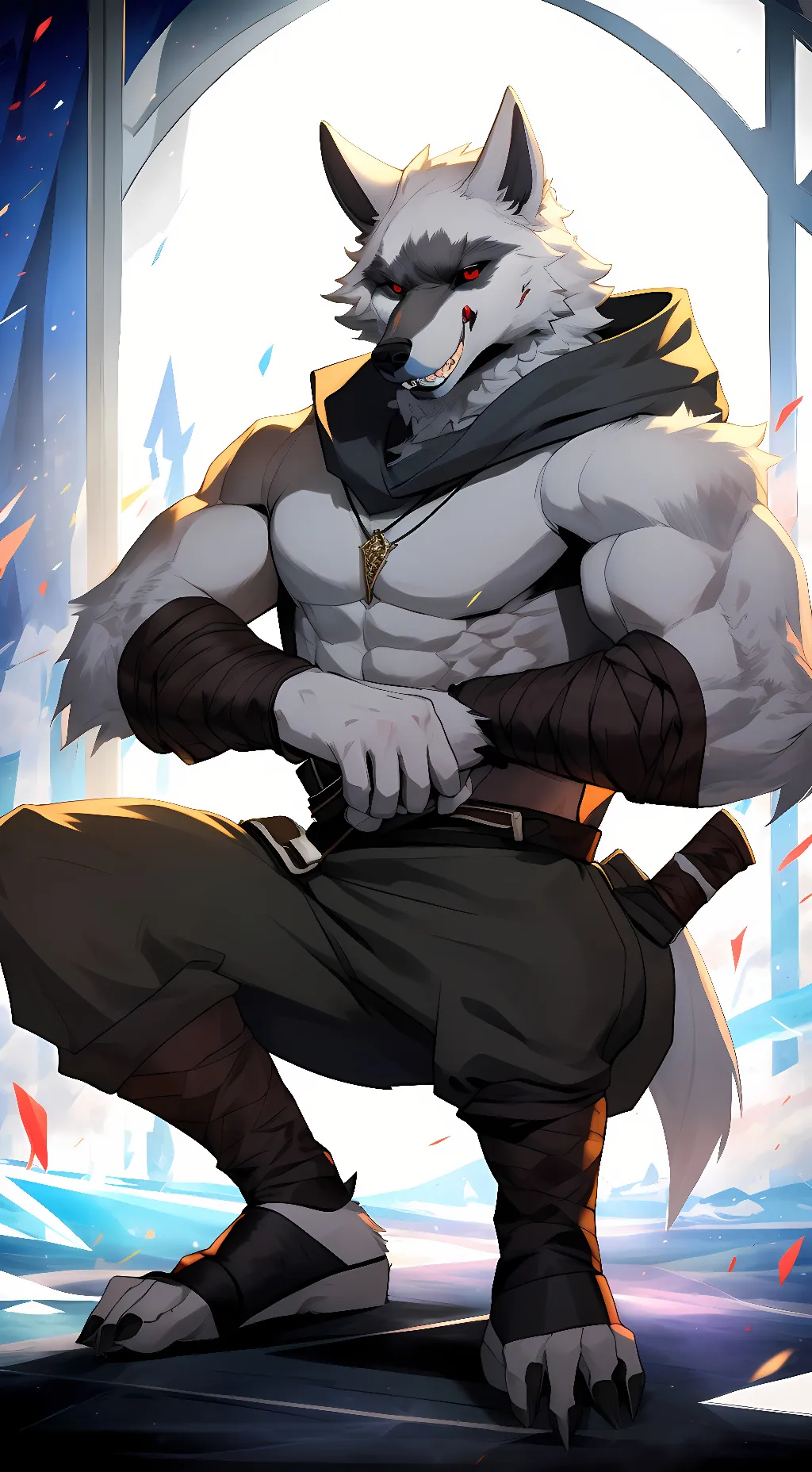 ai character: Lobo/Death background